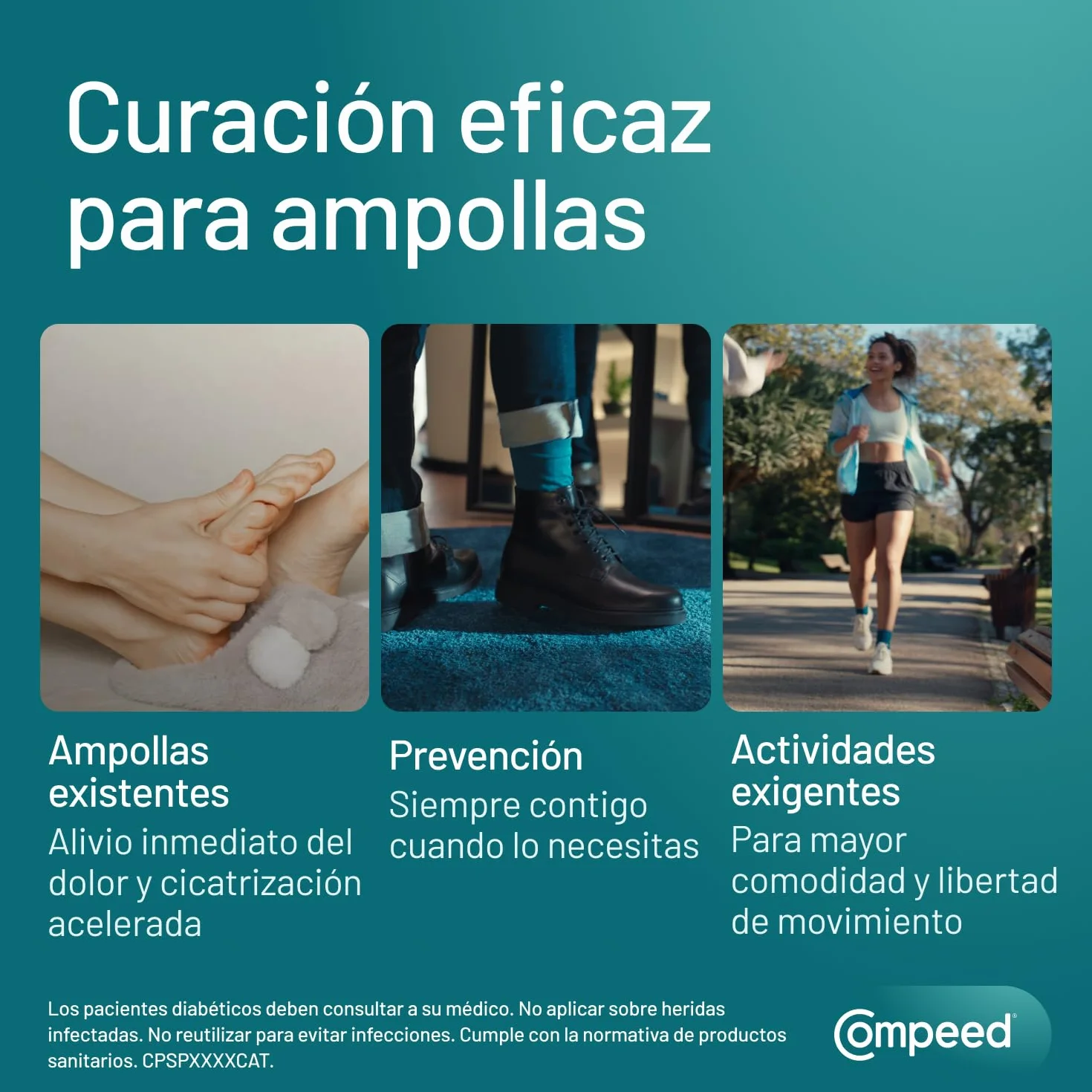 COMPEED Ampollas Pequeñas Apósitos Hidrocoloides Pack 6 uds.