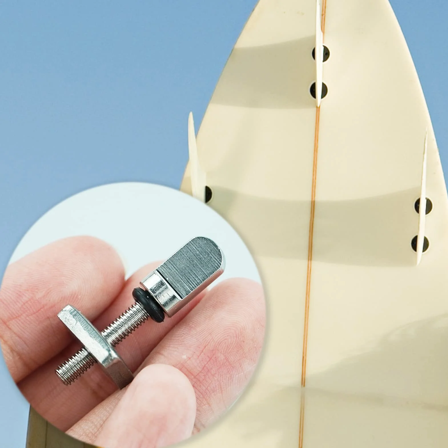 Kit de pernos de aleta de acero inoxidable para tablas de surf, accesorios de repuesto para tabla larga, SUP inflable