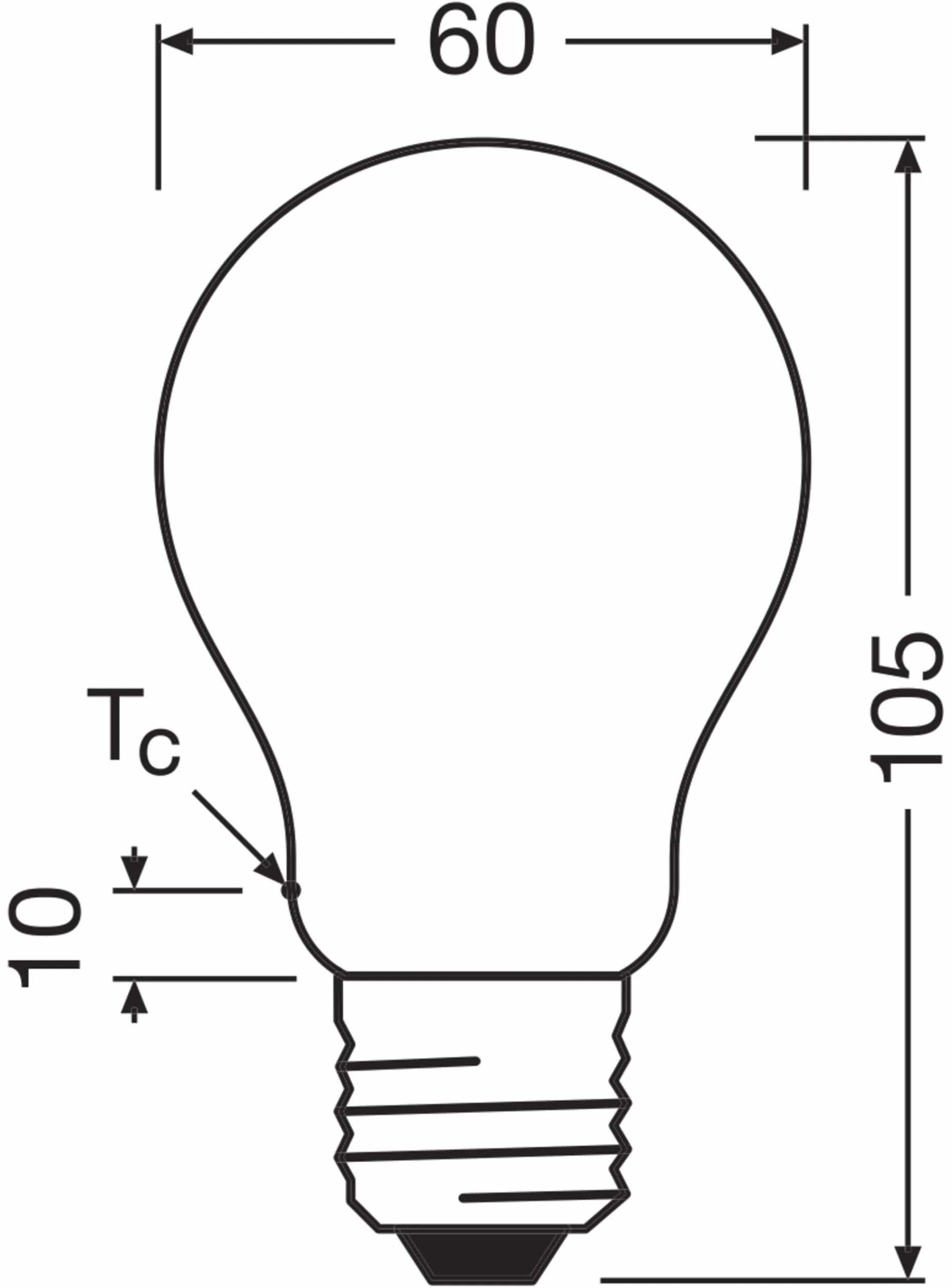 OSRAM Bombillas LED E27 5 Paquete 60W Reemplazo 2700K Blanco Cálido Vidrio Mate