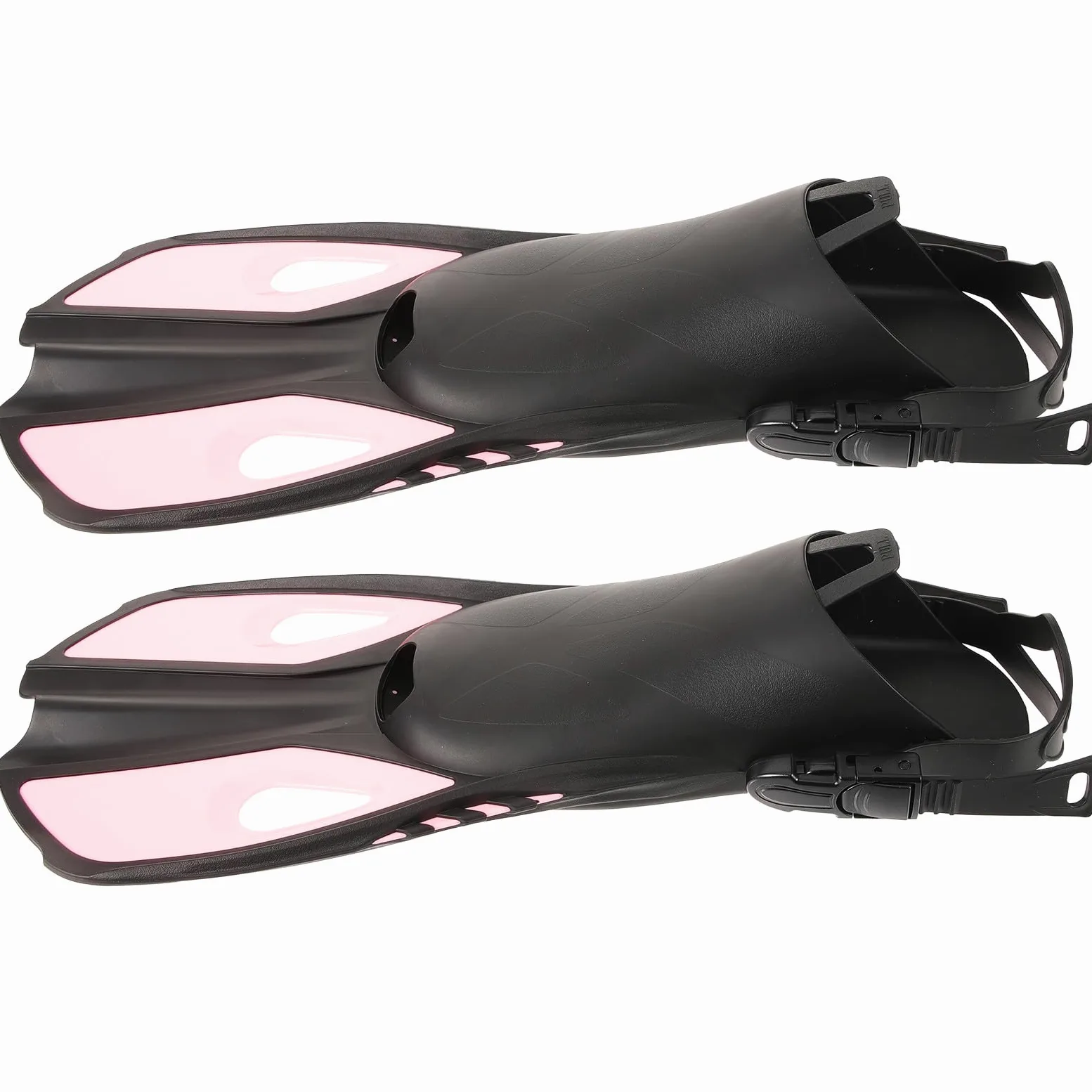 Aletas de Buceo Ajustables para Adultos, Silicona, Rosa L/xl, 1 Par | Aletas de Entrenamiento de Natación, Talón Abierto, para Buceo y Ejercicios en Piscina