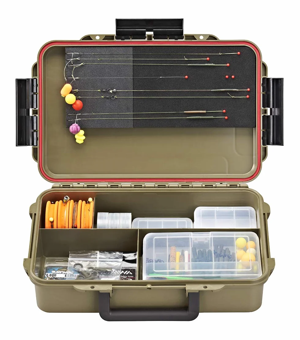 MAX CAPTURE004 Caja de Pesca Hermética 350x230x86 mm Verde