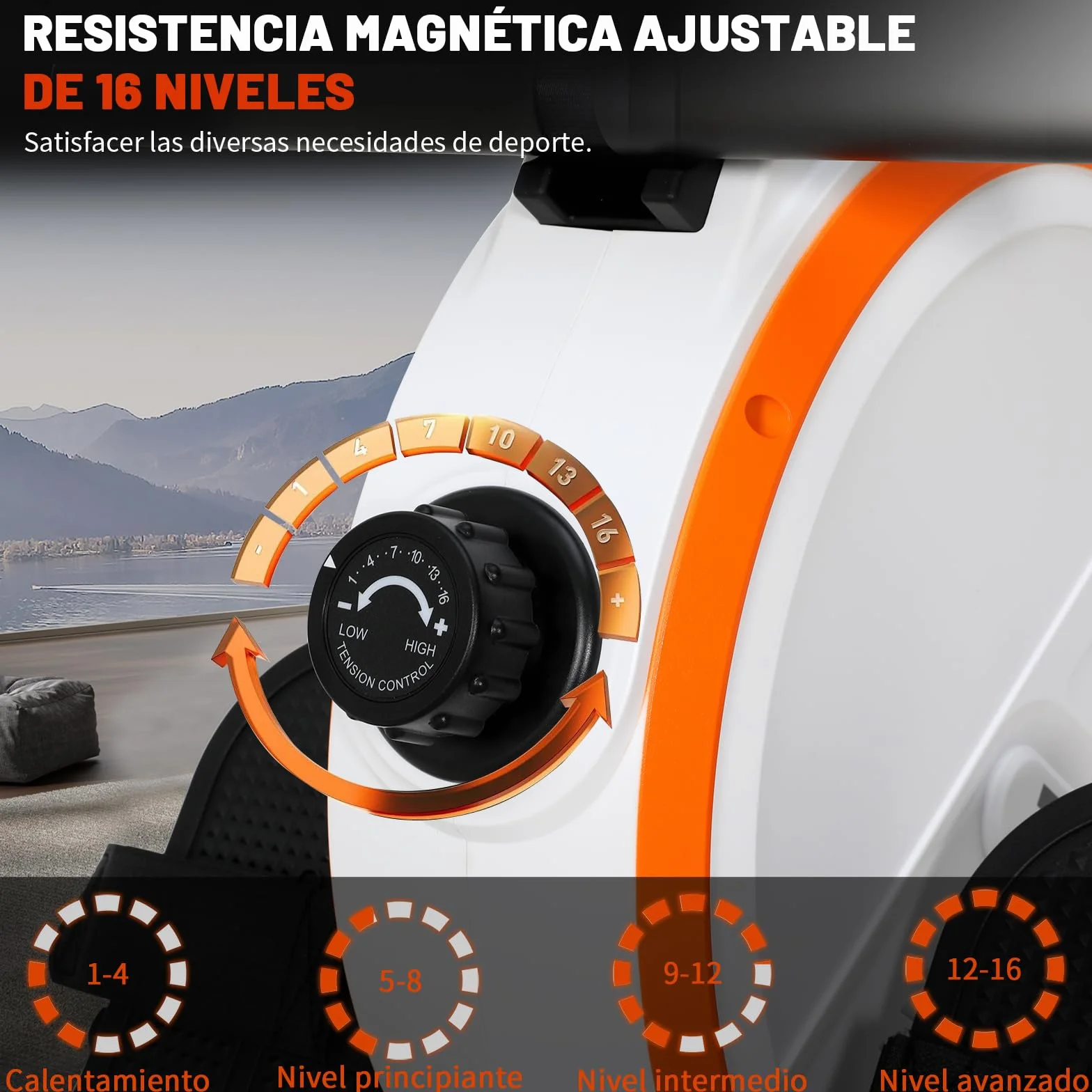 Máquina De Remo para Casa, Máquina Remo Magnético con 16 Niveles de Resistencia, Pantalla LCD, Maquina De Remo para Casa súper silenciosa, Rowing Machine Remo Fitness Gym En Casa