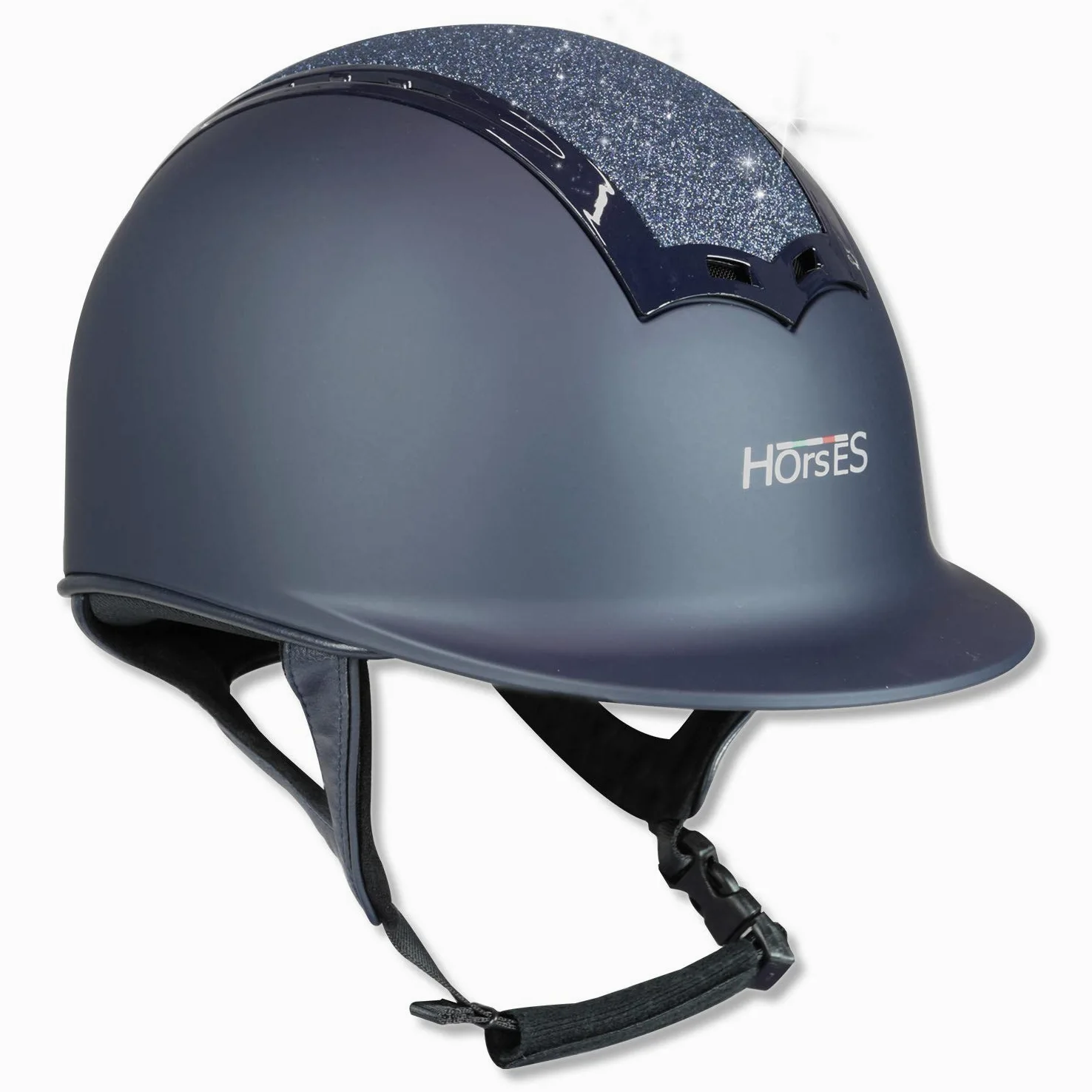 Horses Casco de equitación ejecutivo (azul, 59 cm)