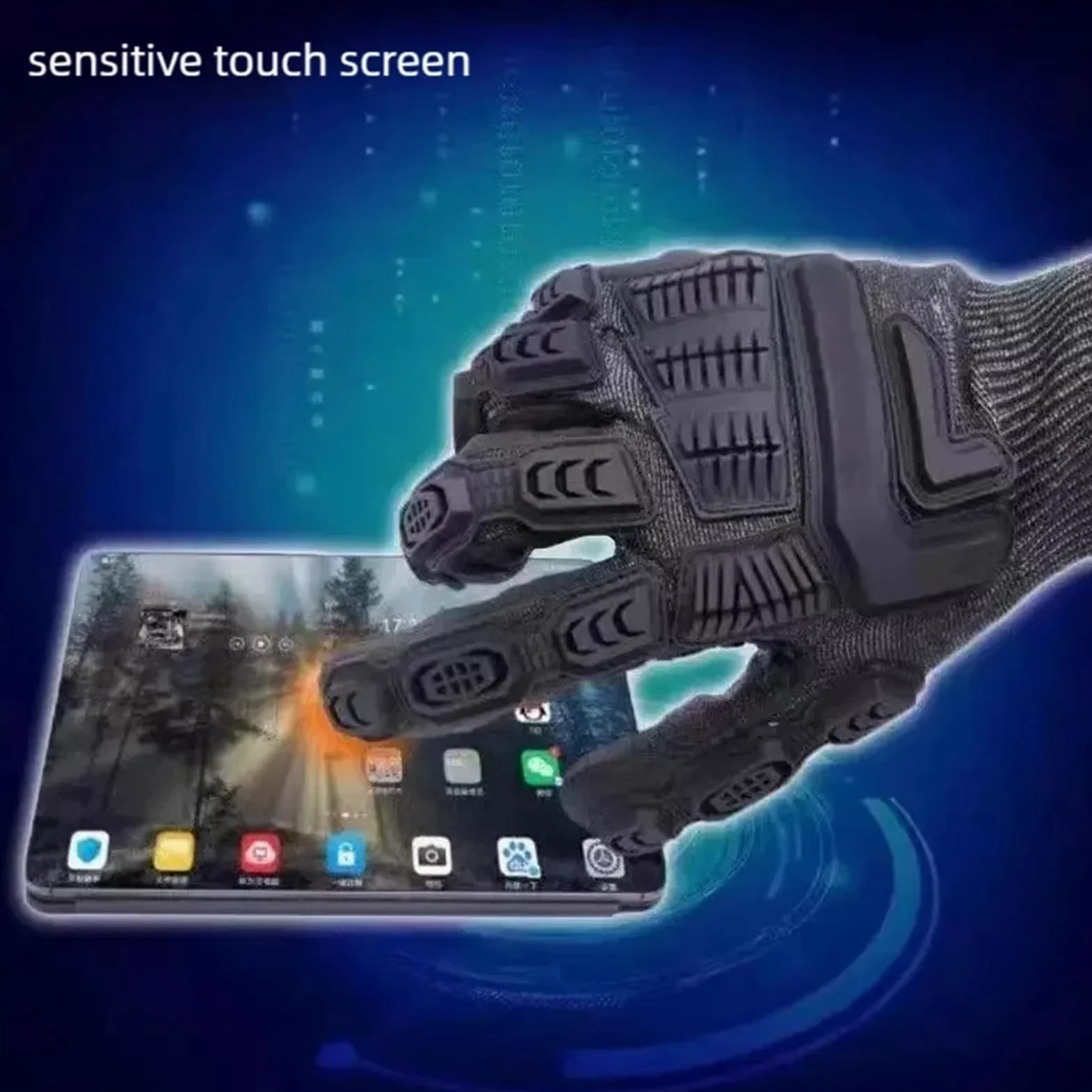 Genérico Guantes de Seguridad anticorte y anticolisión - Guantes tácticos mecánicos for montañismo y Ciclismo al Aire Libre