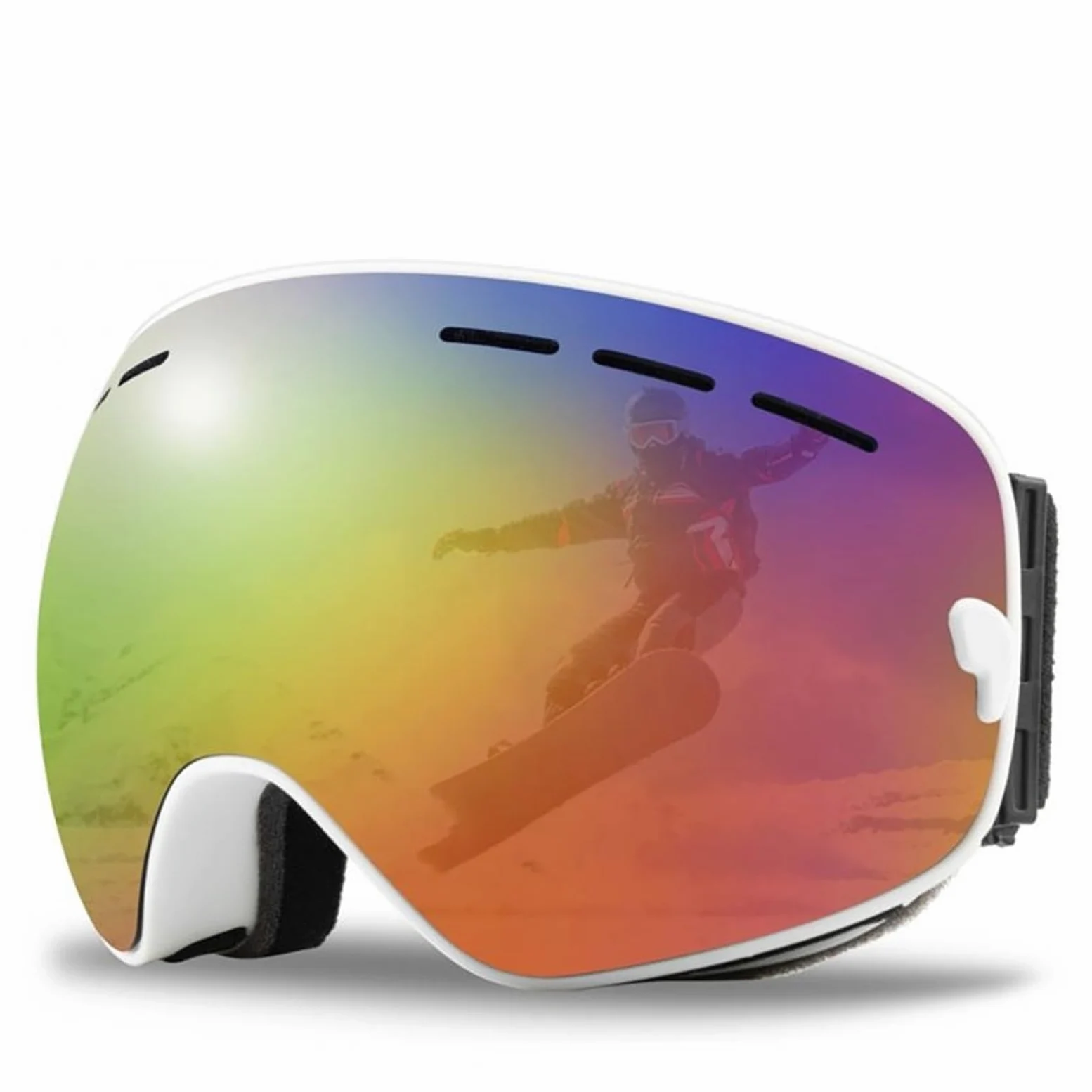 Gafas de esquí Gafas de montañismo Gafas de Viento y Arena Gafas de esquí para Adultos Gafas de esquí antiniebla Gafas duraderas para Exteriores (Color: 06) (1)
