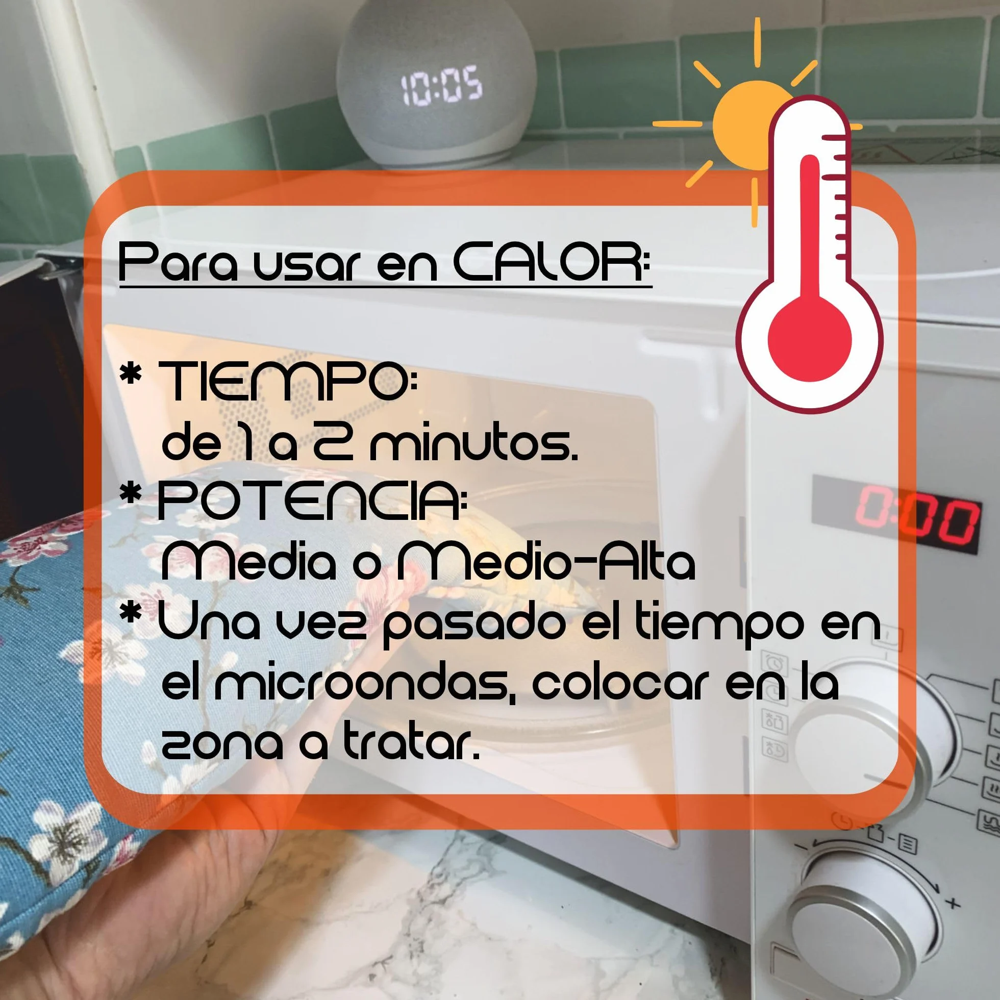 Saco semillas microondas térmico para cuello cervicales lumbar dolor frío calor