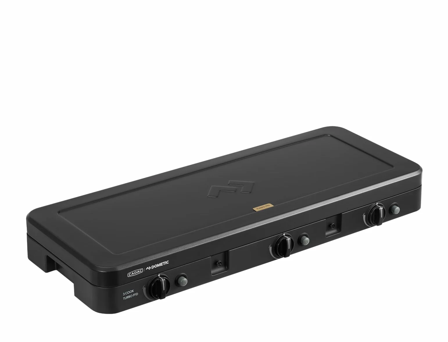 CADAC - 3 Cook Turbo FFD Deluxe - 50mBar - Barbacoas portátiles - Superficie de cocción de acero inoxidable - Incluye funda protectora - Camping - Barbacoa imprescindible