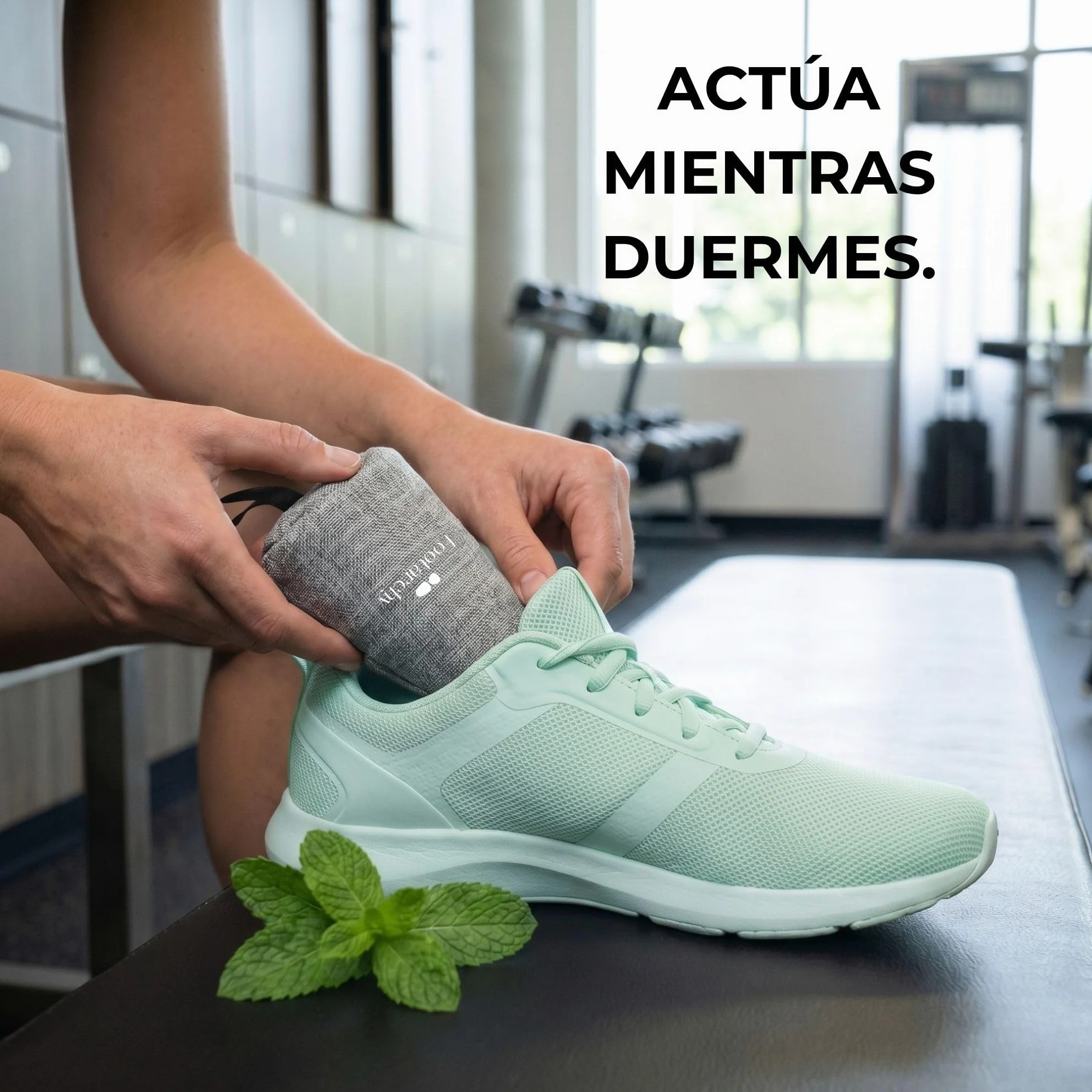 Absorbe Olores Zapatos Menta 4x80g Saquitos Carbón Activado Reutilizables 12 Meses Antihumedad