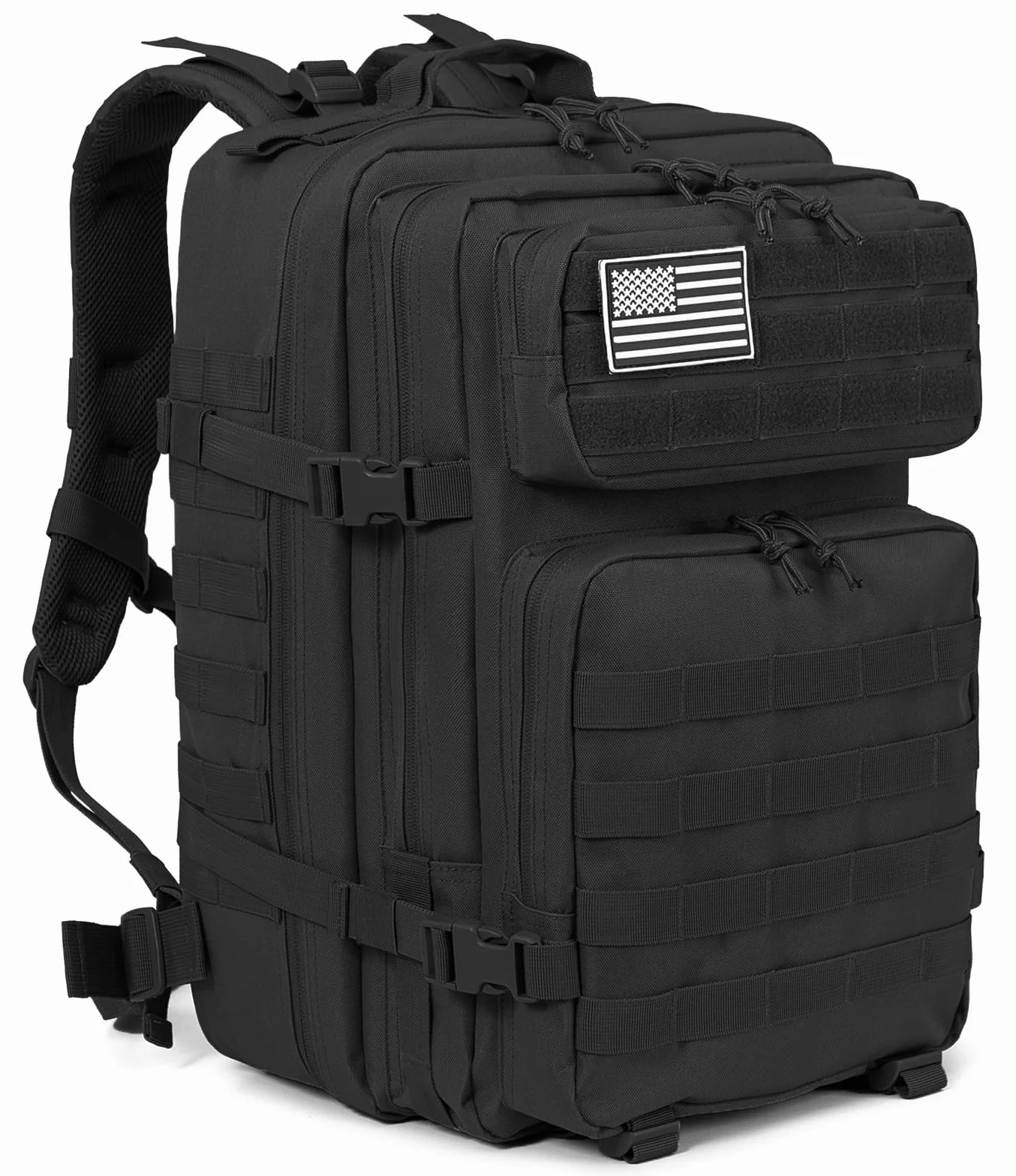 QT&QY Mochilas Militares Tácticas 45L Molle Mochila de asalto del ejército Bolsa Bug Out de 3 días mochila de senderismo para acampar