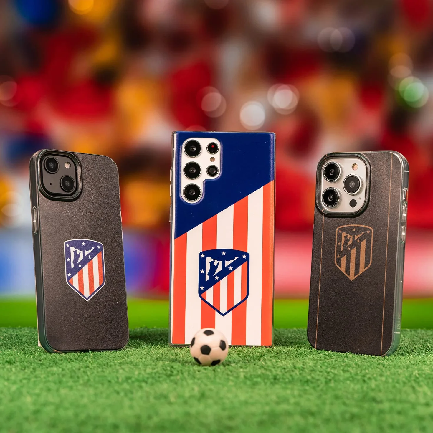 Funda para Samsung Galaxy A14 5G del Atlético de Madrid Escudo Rojiblanco tansparente para Proteger tu móvil. Carcasa de Silicona Flexible con Licencia Oficial Atlético de Madrid