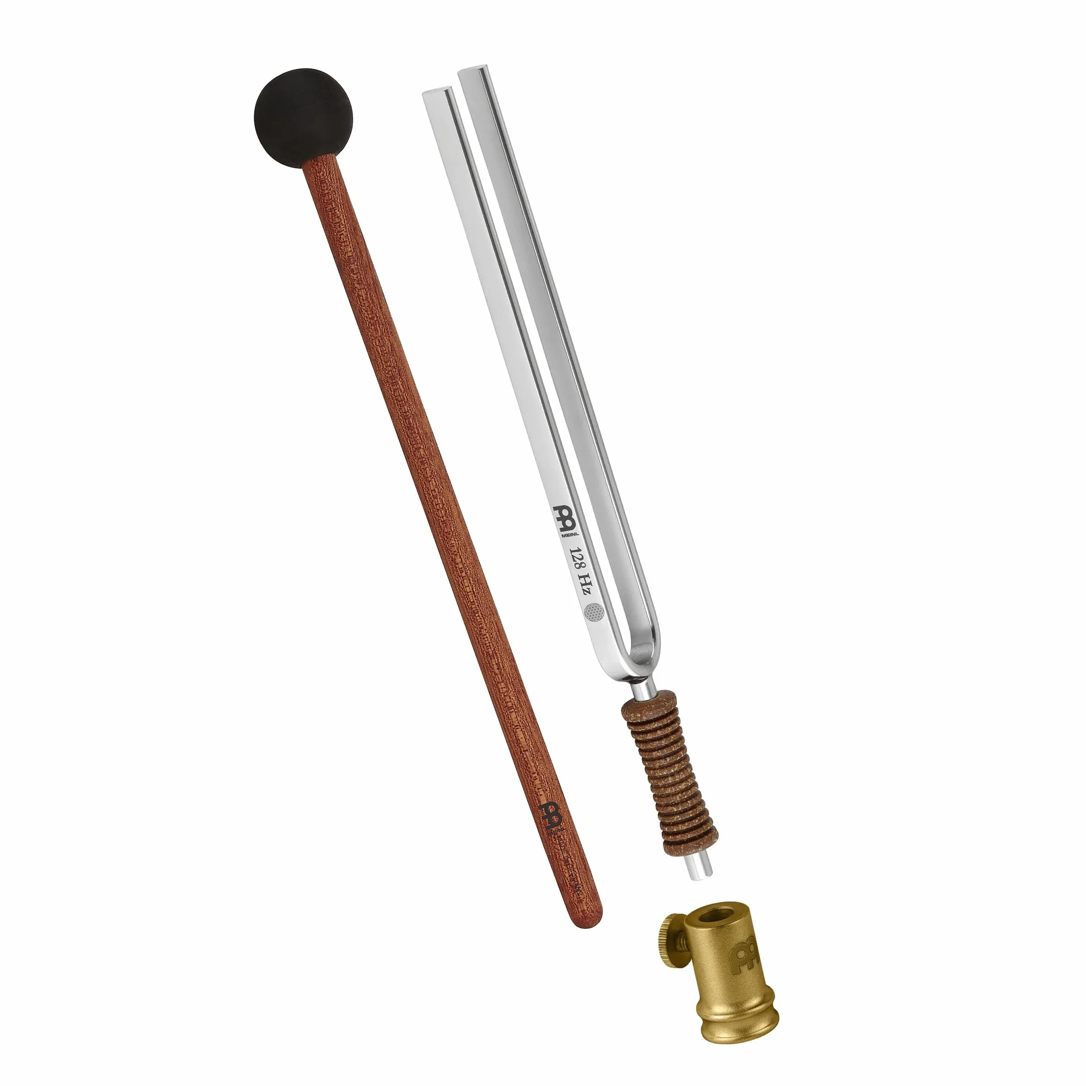 Paquete de diapasón Sonic Energy – Flor de la vida 128 Hz / C3 – Para meditación, terapia, hogar – Incluye accesorio, martillo, bolsa