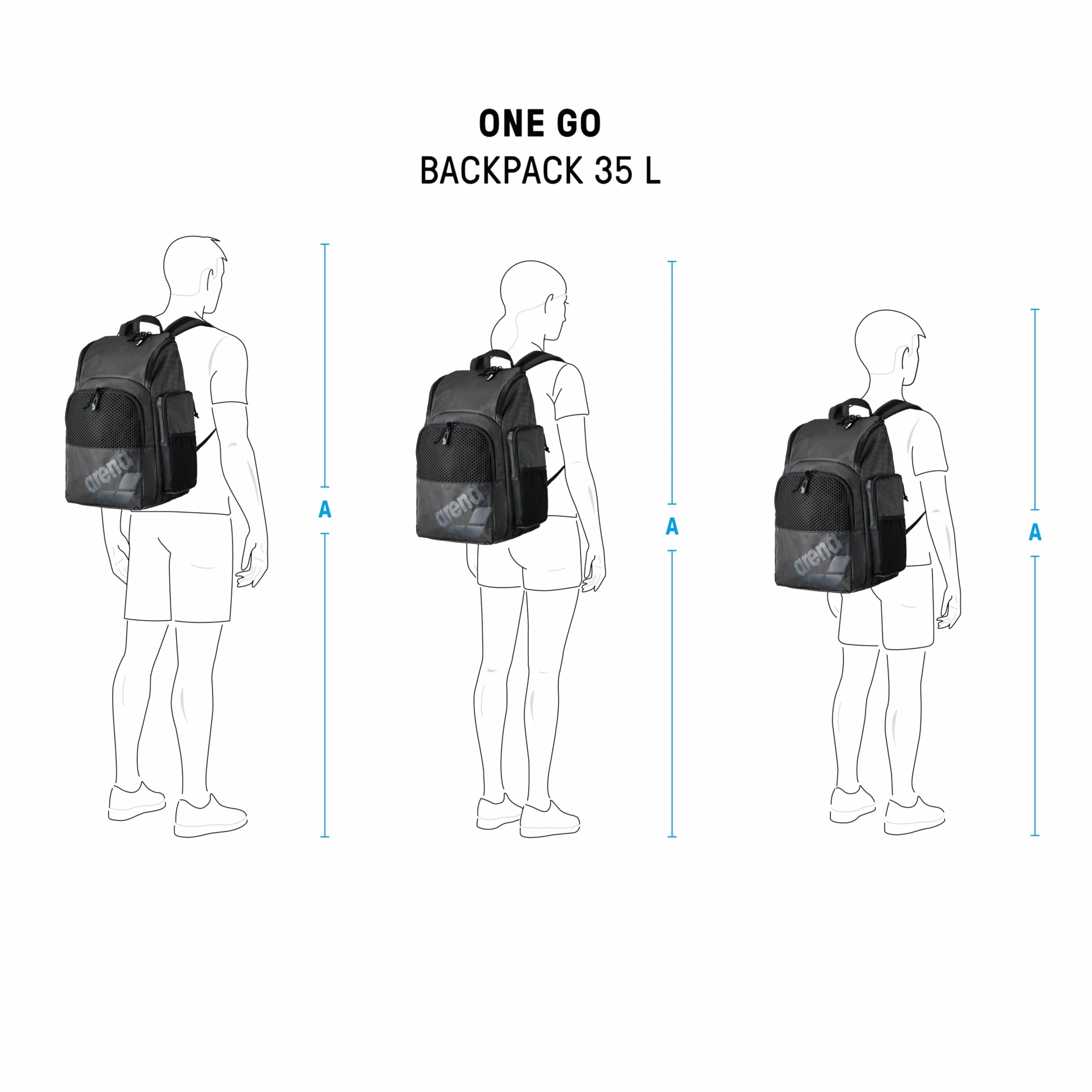 Arena Mochila Deportiva 35 litros Mediano