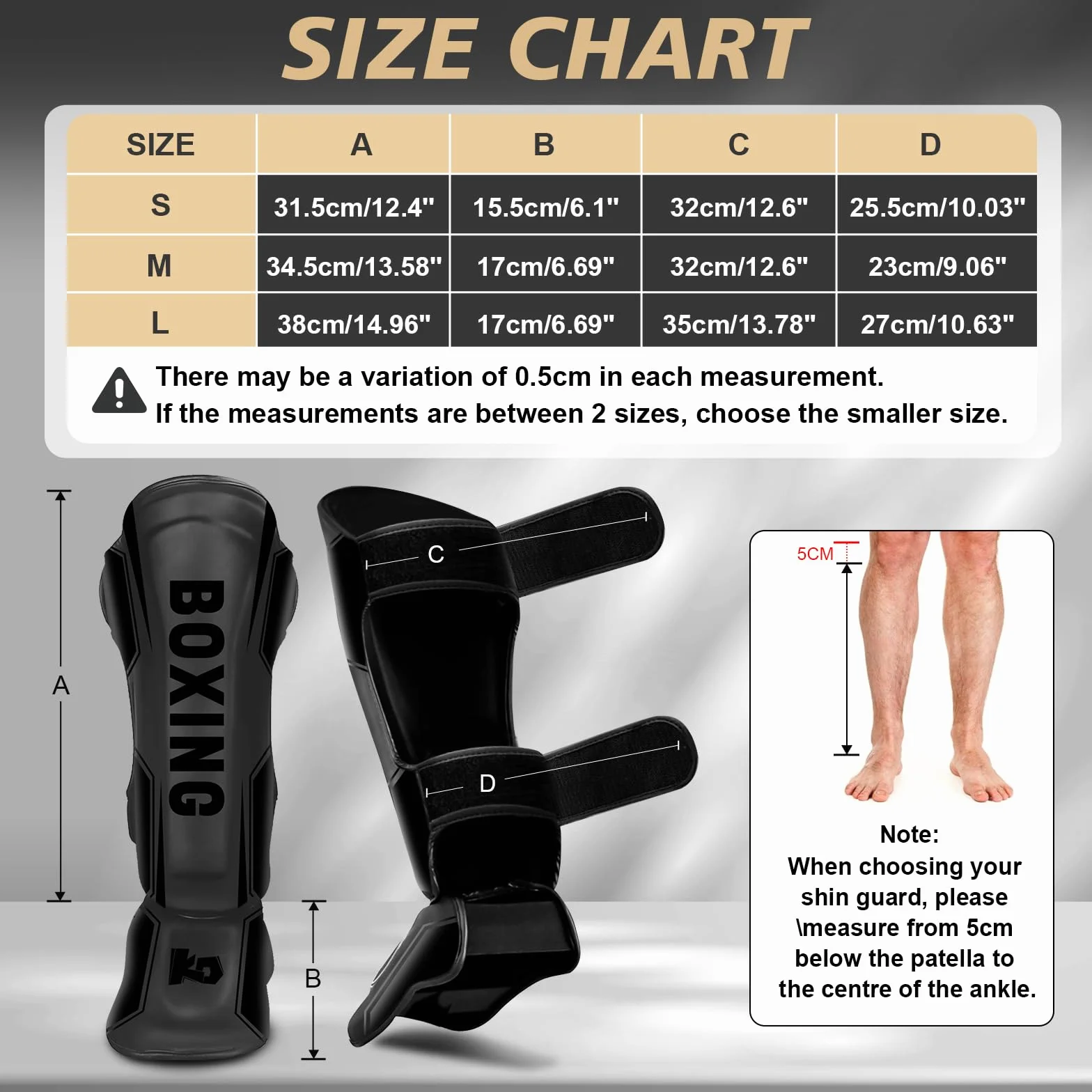 NZQXJXZ Espinilleras de Kickboxing, Espinilleras de Muay Thai, Protectores de Piernas Ajustables con Protección para el Empeine, Equipo de Entrenamiento para Entrenamiento y Combate de MMA