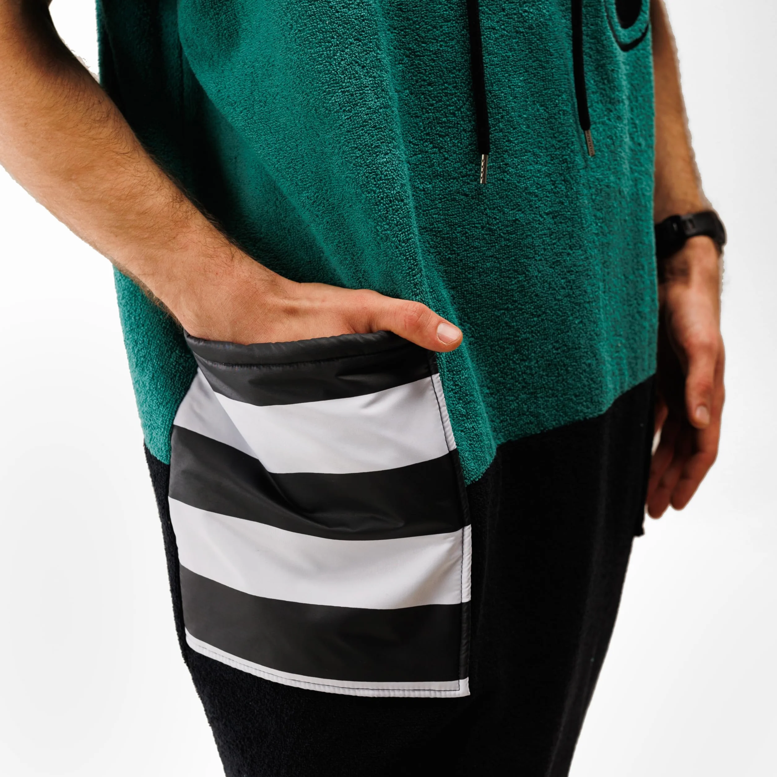 Poncho de surf WAVE HAWAII Faro 100% algodón para mujer hombre adulto talla M/L 160-190 cm