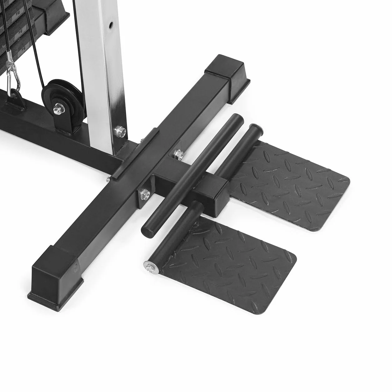 DIONE CW60 – Single Pulley – Cable Crossover – con Pesas de 60 kg – Espandibile Fino a 90 kg – Montaje en Pared – Torre de tracción de Cable – Torre de tracción de polea