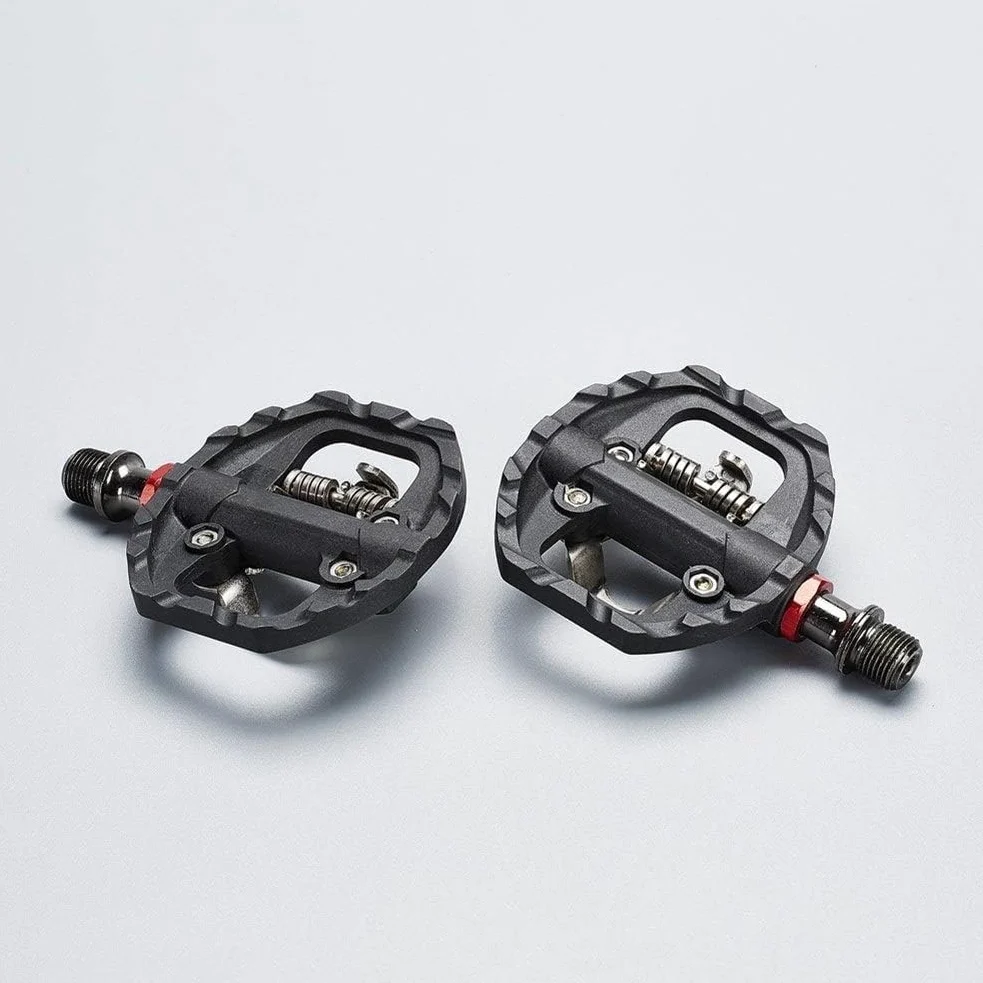 SDGBCXD， Pedales de Bicicleta, Pedal de Bicicleta MTB, Pedal autoblocante, Pedal automático, adaptadores de Plataforma Dual con Tacos para,Pedales