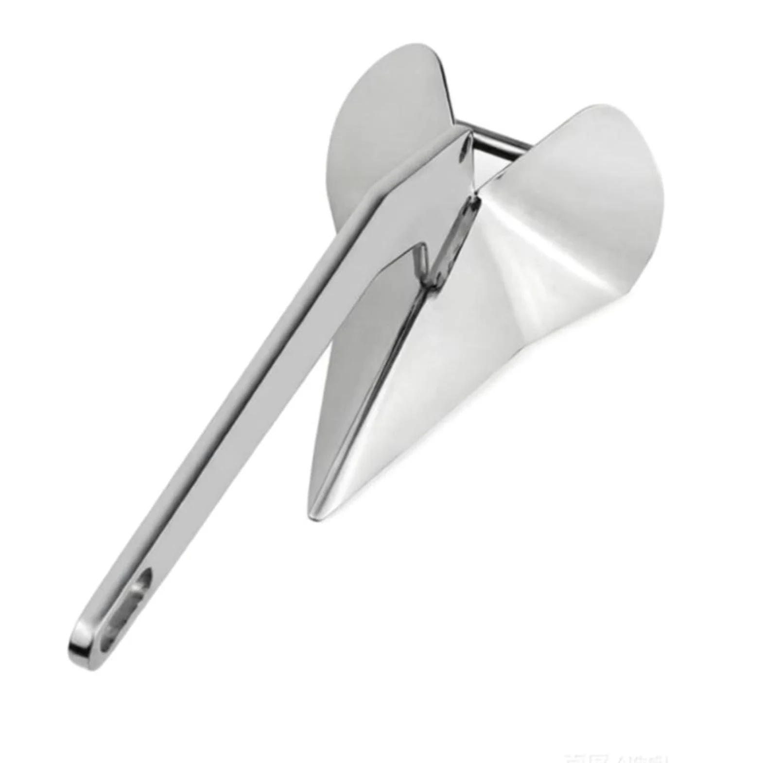 F Fityle Ancla Marina Ancla Triangular Acero Inoxidable 316 Recubrimiento Anticorrosivo Fijación Segura Uso Versátil Adecuada para Embarcaciones Navegación y Yates, 4 Kg