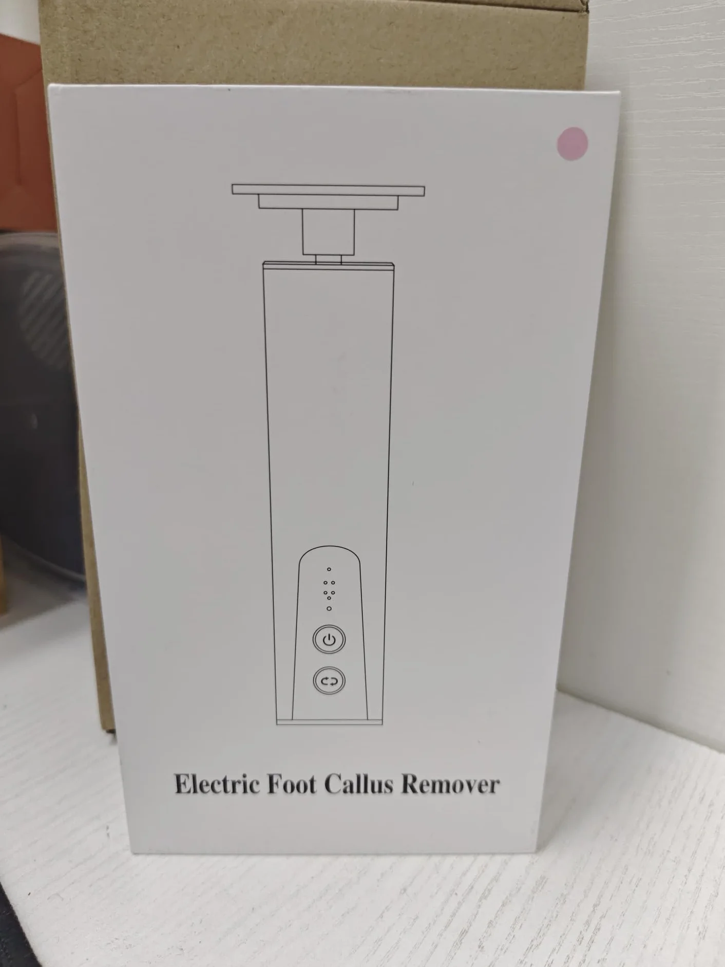 Lima Electrica Recargable para Pies Durezas, 6 Velocidades, Hojas Reemplazables Papel Abrasivo, Oro Rosa