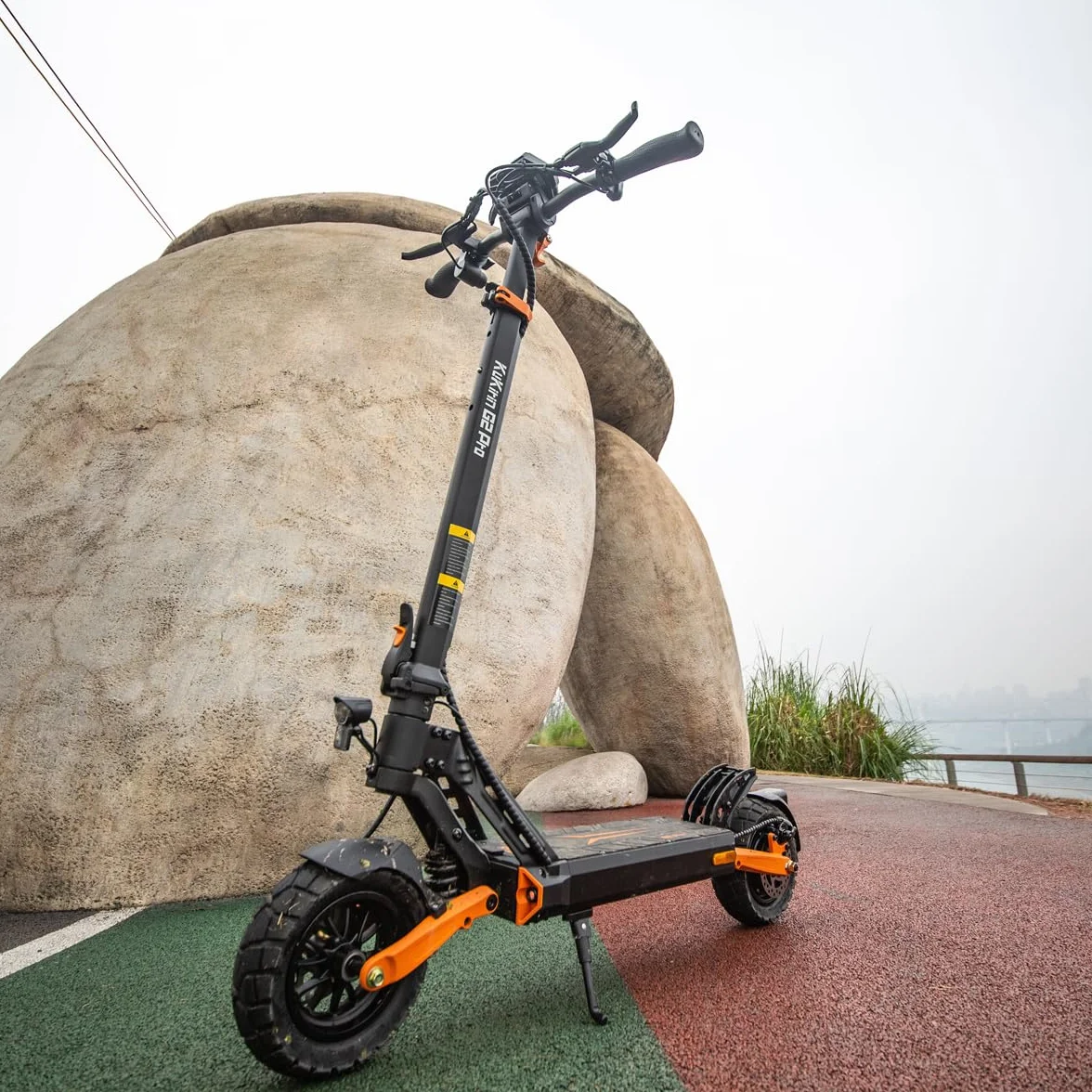KuKirin G2 Pro Patinete Eléctrico Adultos 65km Autonomía Neumáticos 9" Offroad Suspensión Doble Plegable IP54 Frenos Disco 120kg