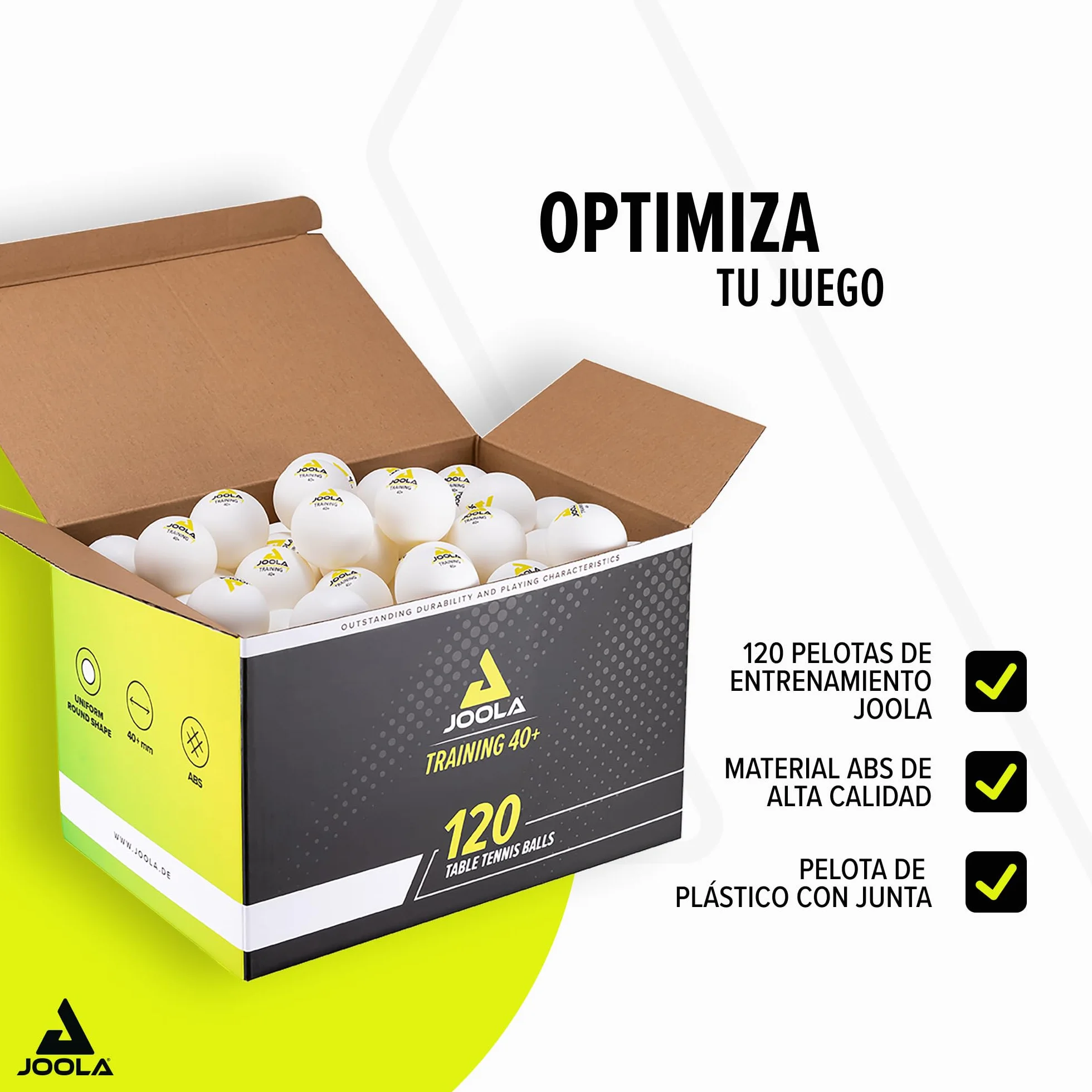 Pelota de Ping Pong Training SH 120 White