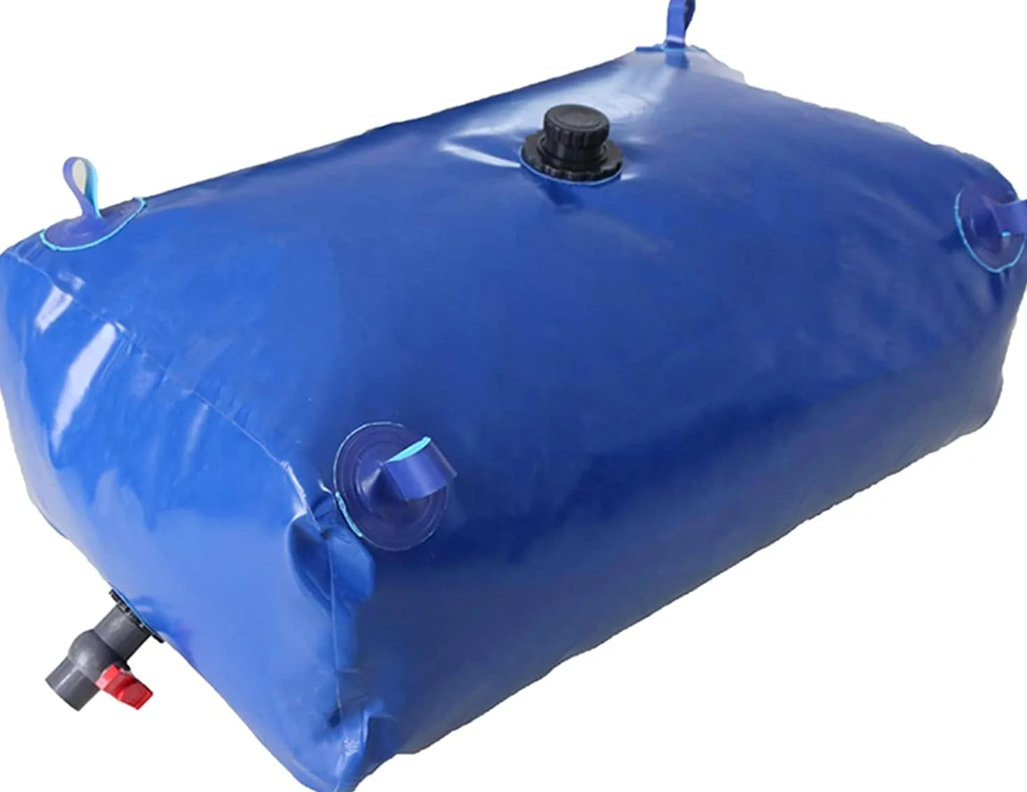 Vejiga de Almacenamiento de Agua Bolsa de Almacenamiento de Agua Tanque de vejiga de Agua Plegable, Contenedor de Agua de plástico Flexible portátil Cubo de Gran Capacidad, Barril colector de Agua de