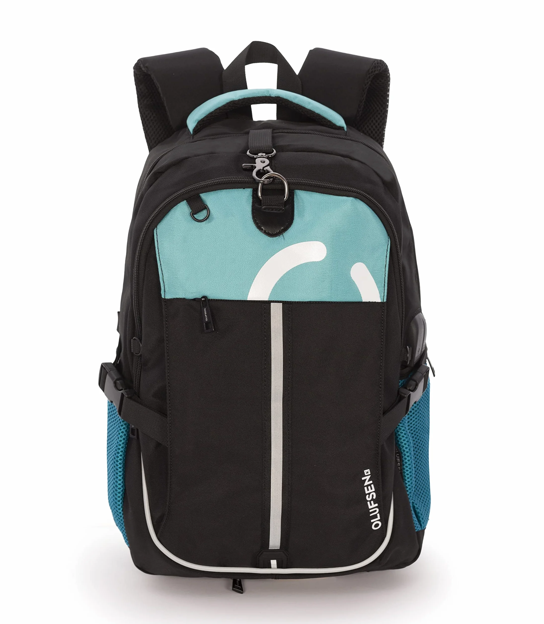 Mochila Polivalente BONN con Red Desmontable Porta Balones y Cascos Puerto USB Auriculares Hebilla Antirrobo