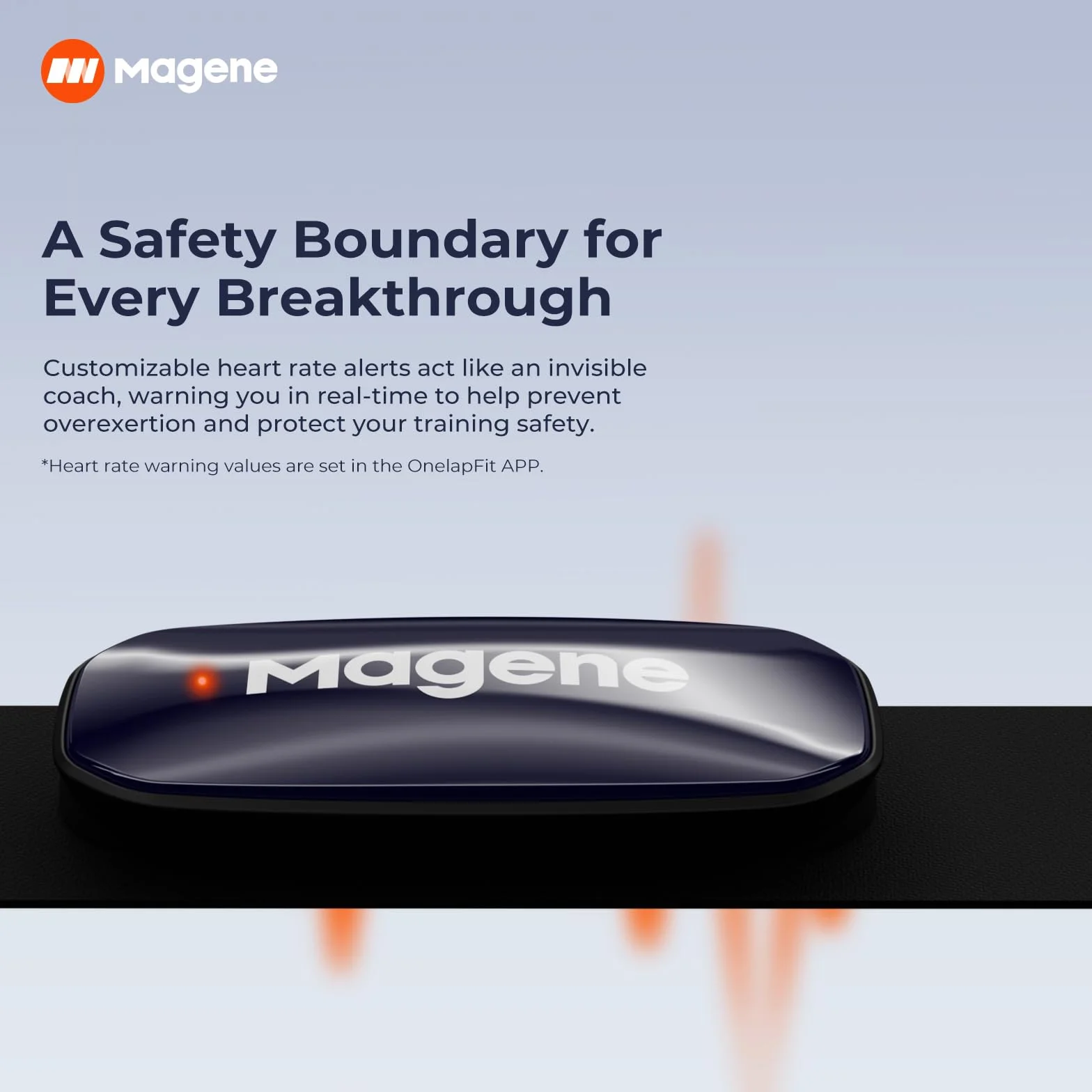 Magene H613 Monitor Frecuencia Cardíaca Banda Pectoral Bluetooth Ant+ IPX7 Ciclismo Running
