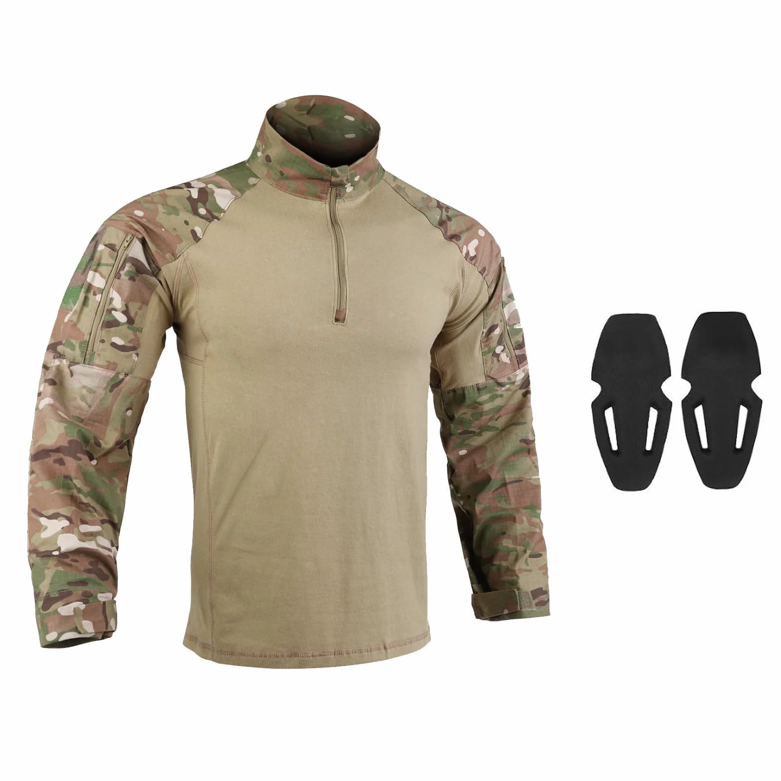 Tactical G4 Camisas de combate para hombre con coderas
