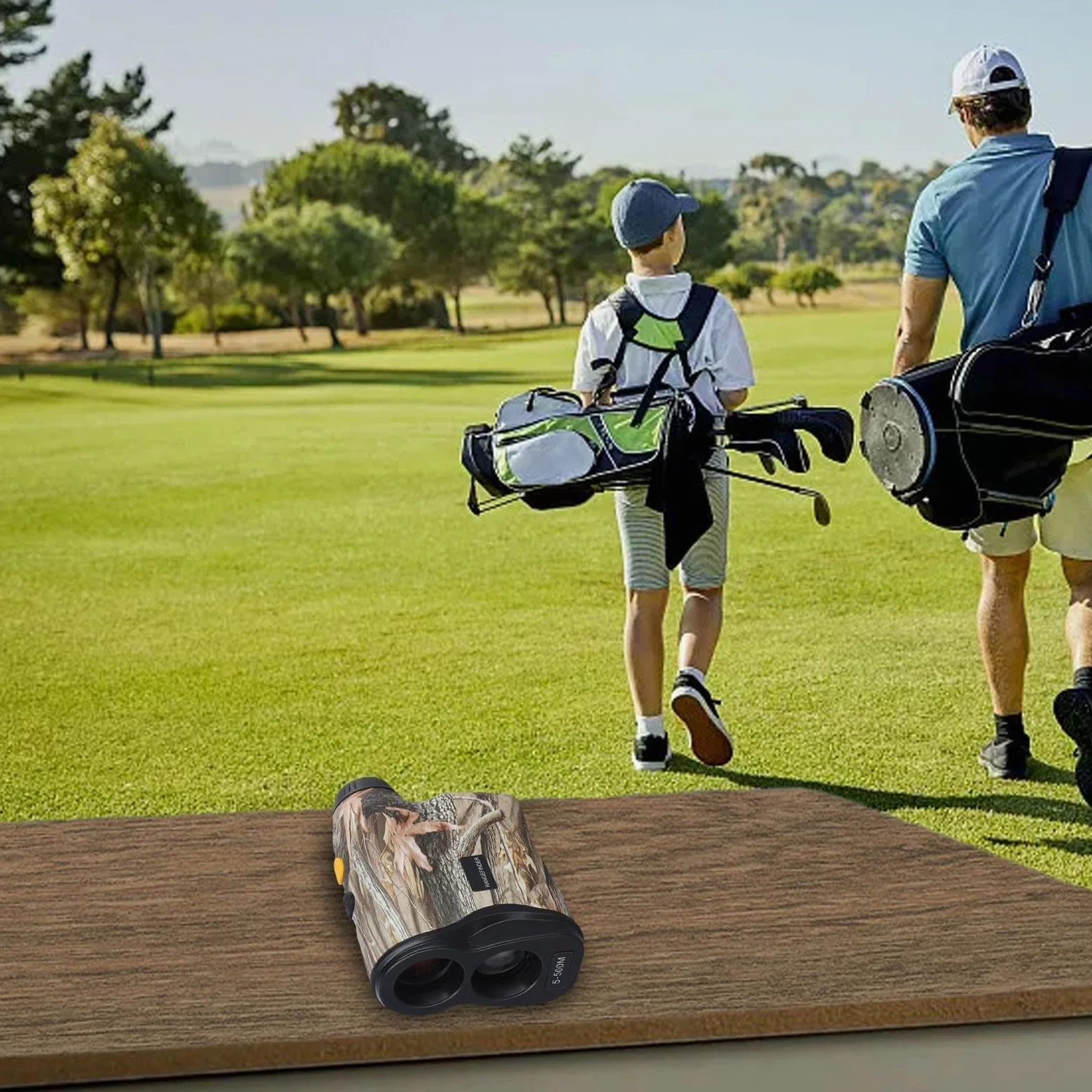 Telémetro multi del modo para el golf y la caza compacto y portátil, medida de la distancia de los 500m