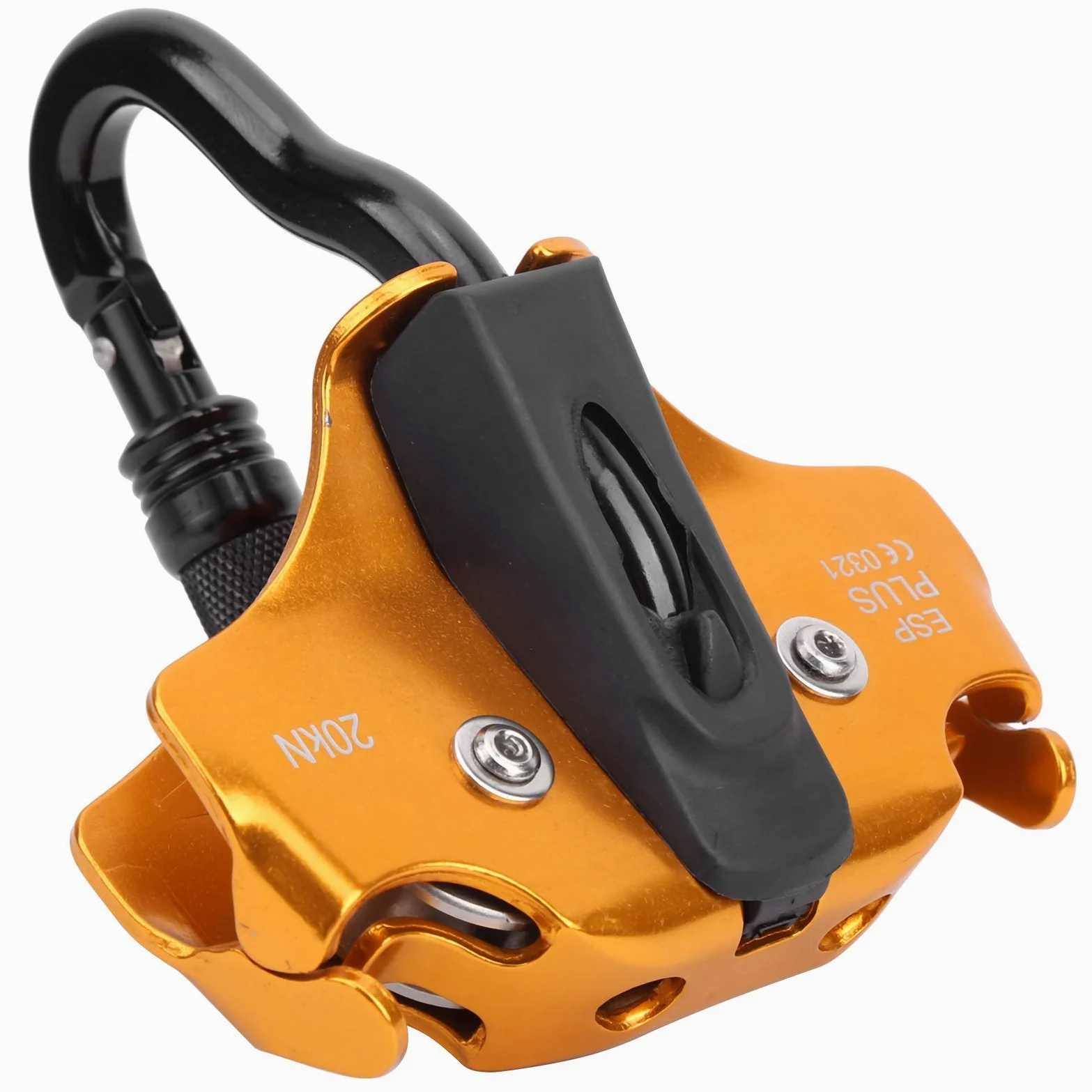 RiToEasysports de Polea Doble 20KN, de Polea de Cuerda de Aleación de Aluminio y Magnesio para Escalada en Roca, Montañismo, Rescates, Protección de Ingeniería, Trabajos de Construcción de