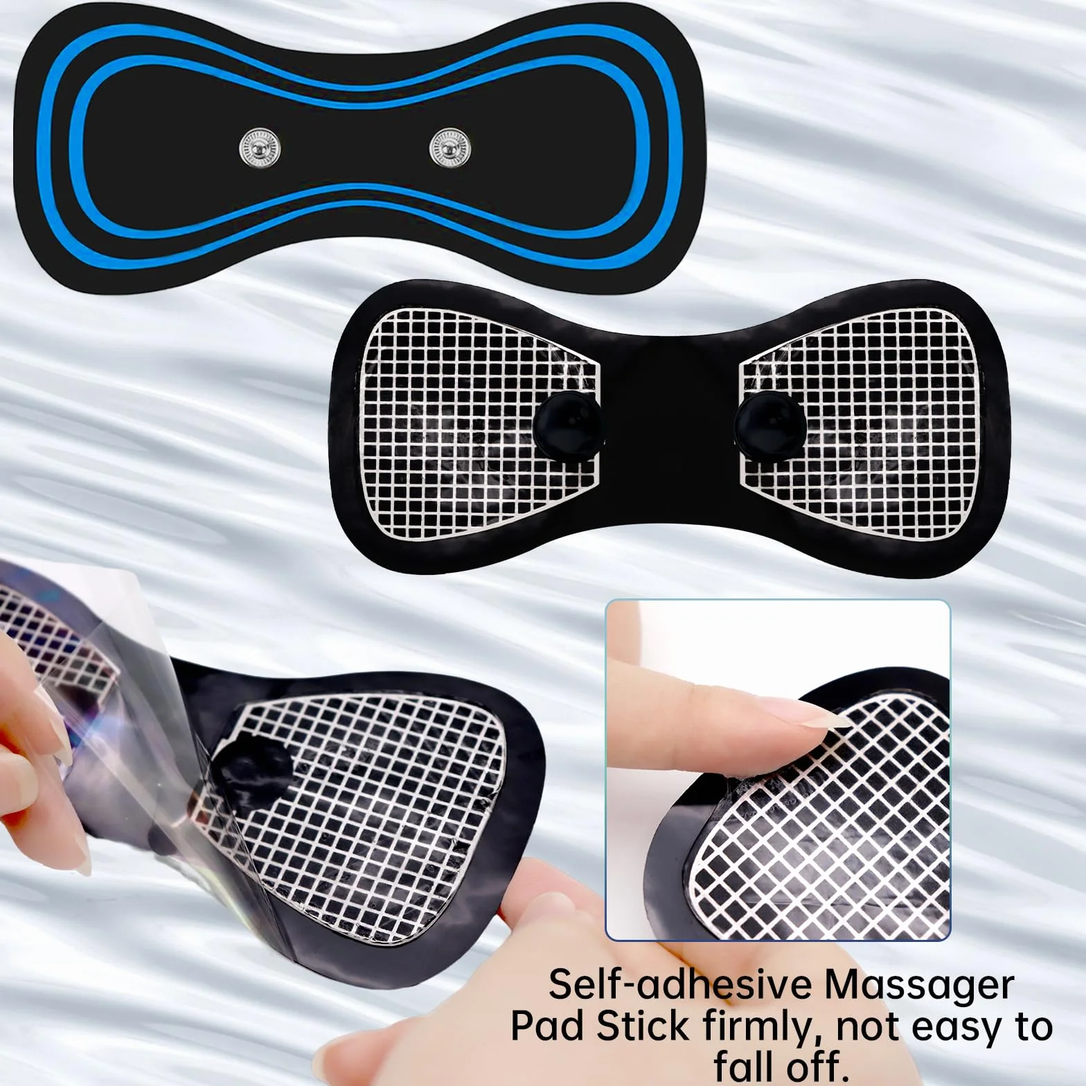 Almohadillas de Repuesto para Masajeador de Cuello y Hombros - Parche Autoadhesivo Cervical Microcorriente