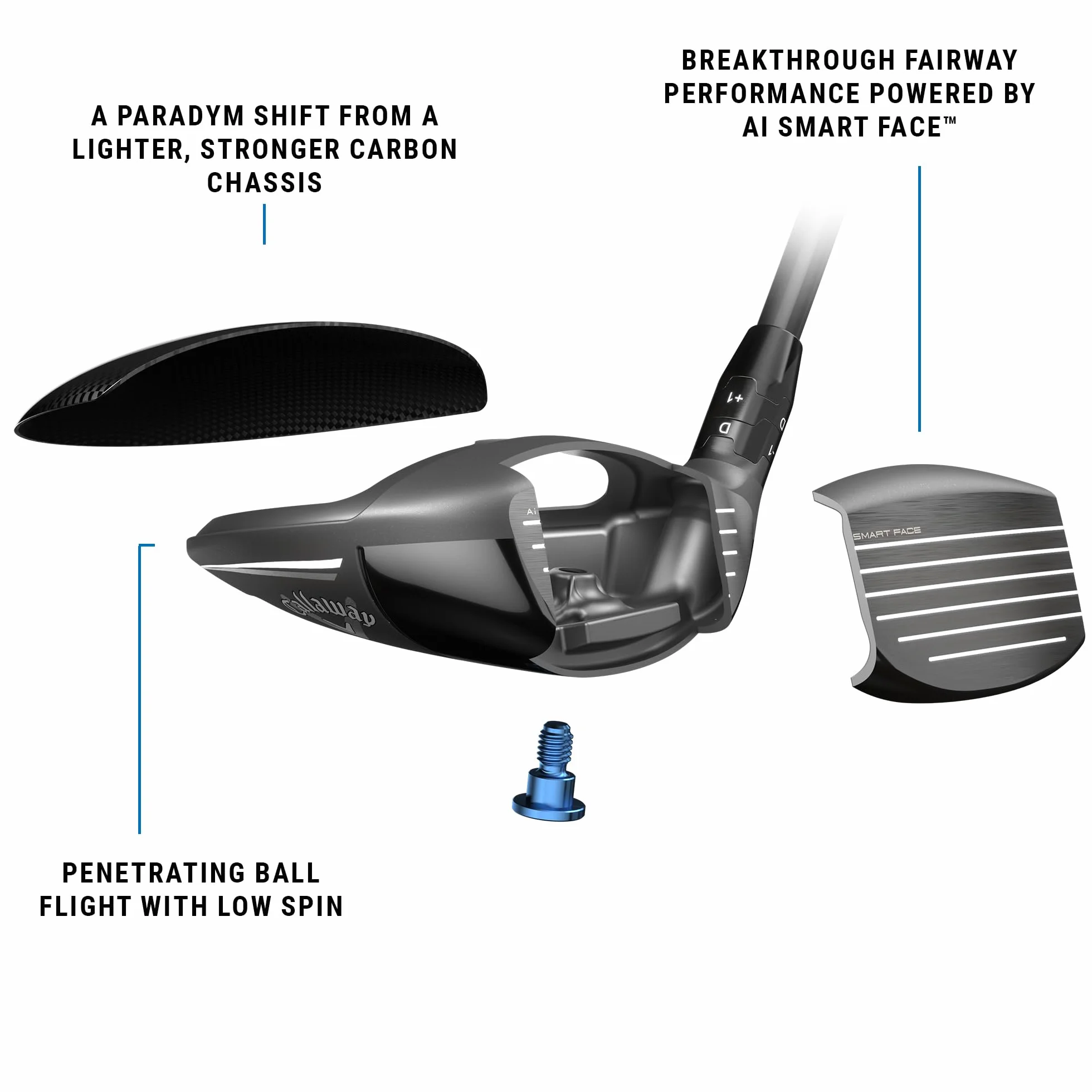 Callaway Golf Paradym AI Smoke TD Fairway Wood