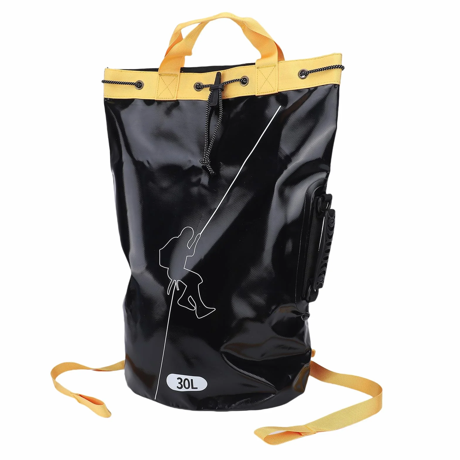 Buachois Bolsa de Escalada en Roca, Resistente y Transpirable, Bolsa de Equipamiento de Exploración, PVC, para Rescate Profesional y Descenso de Cascadas (30L)