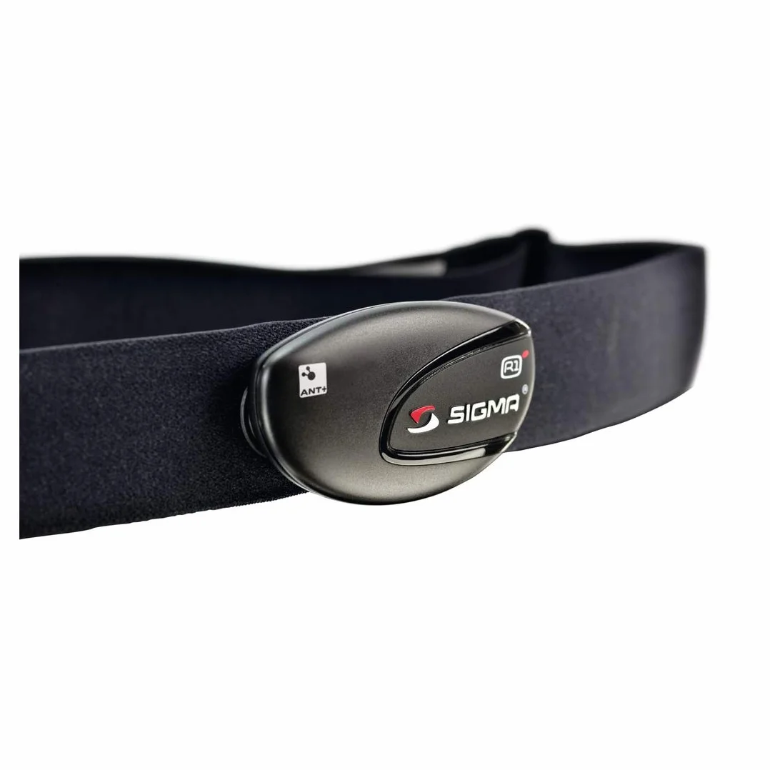 SIGMA R1 DUO sensor de frecuencia cardíaca ANT+ Bluetooth COMFORTEX+ correa pectoral