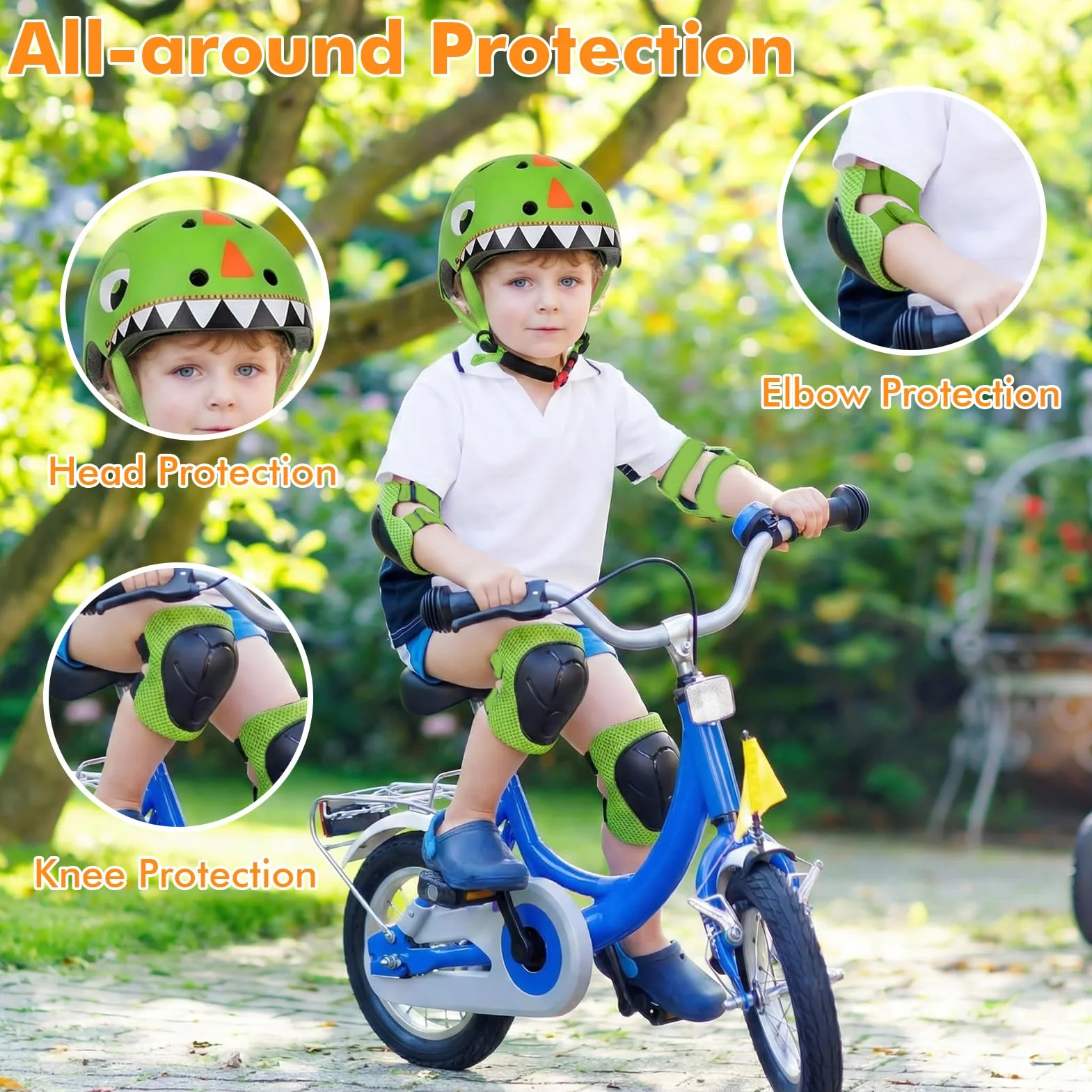 Casco Bicicleta Niños 2 3 4 Años, Cascos Infantiles Protección de Cabeza de Seguridad de Dibujos Animados para Niños, Peso Ligero Transpirable para Scooter/Patinaje/Rodillo Blading