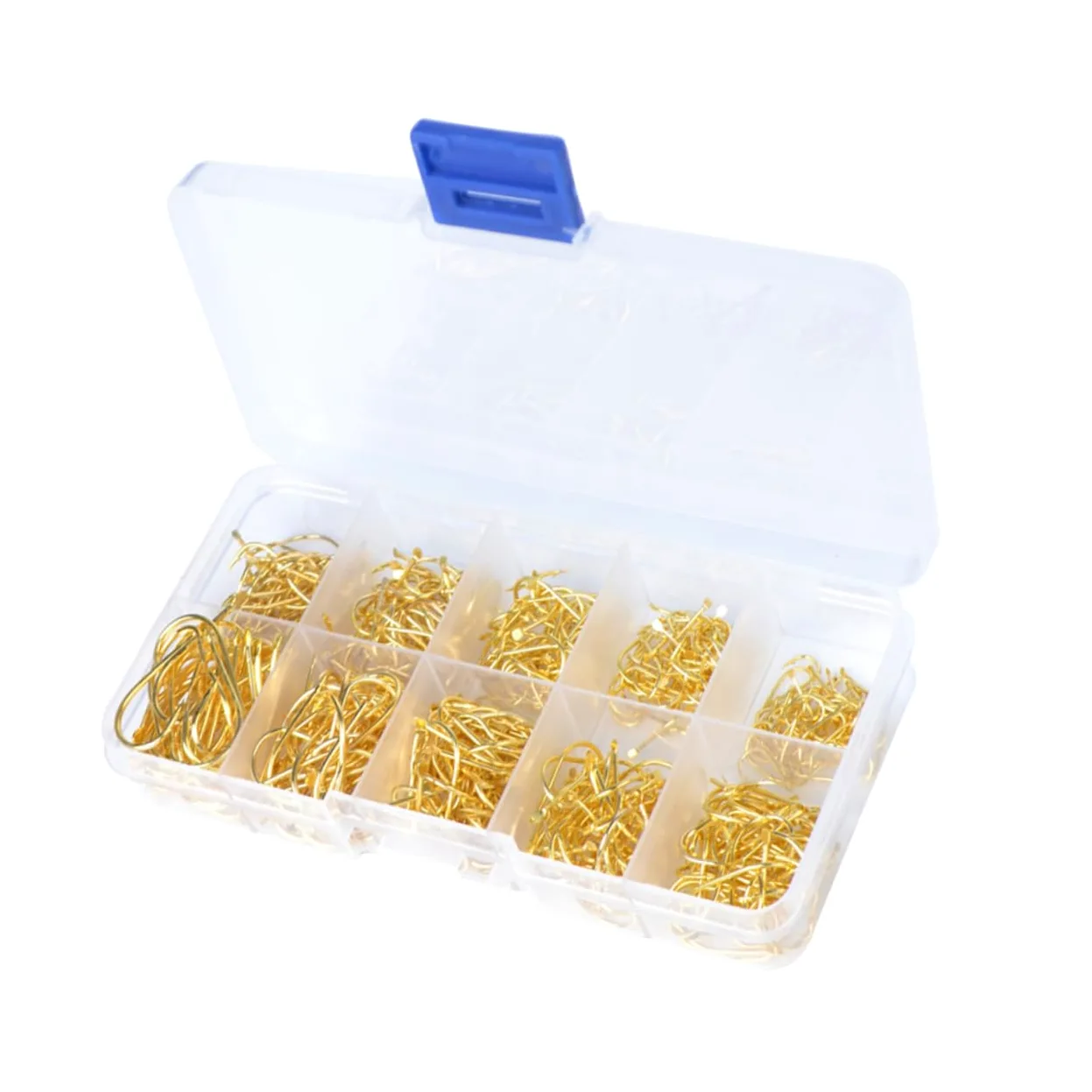 SUPVOX Caja De Anzuelos De Pesca De Accesorios De Pesca Dorados para Actividades Al Aire