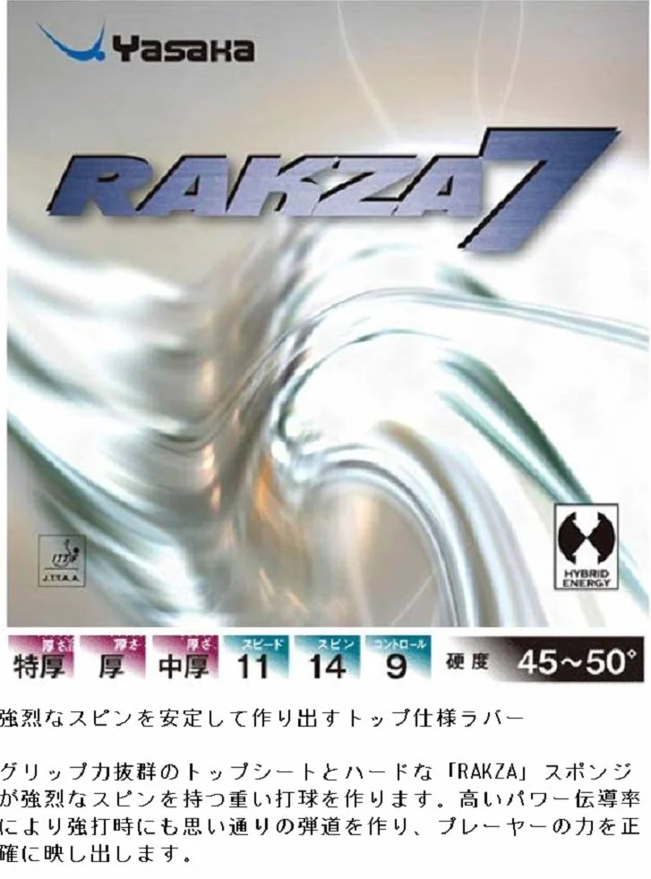 YASAKA Rakza 7 Gomas de Tenis de Mesa