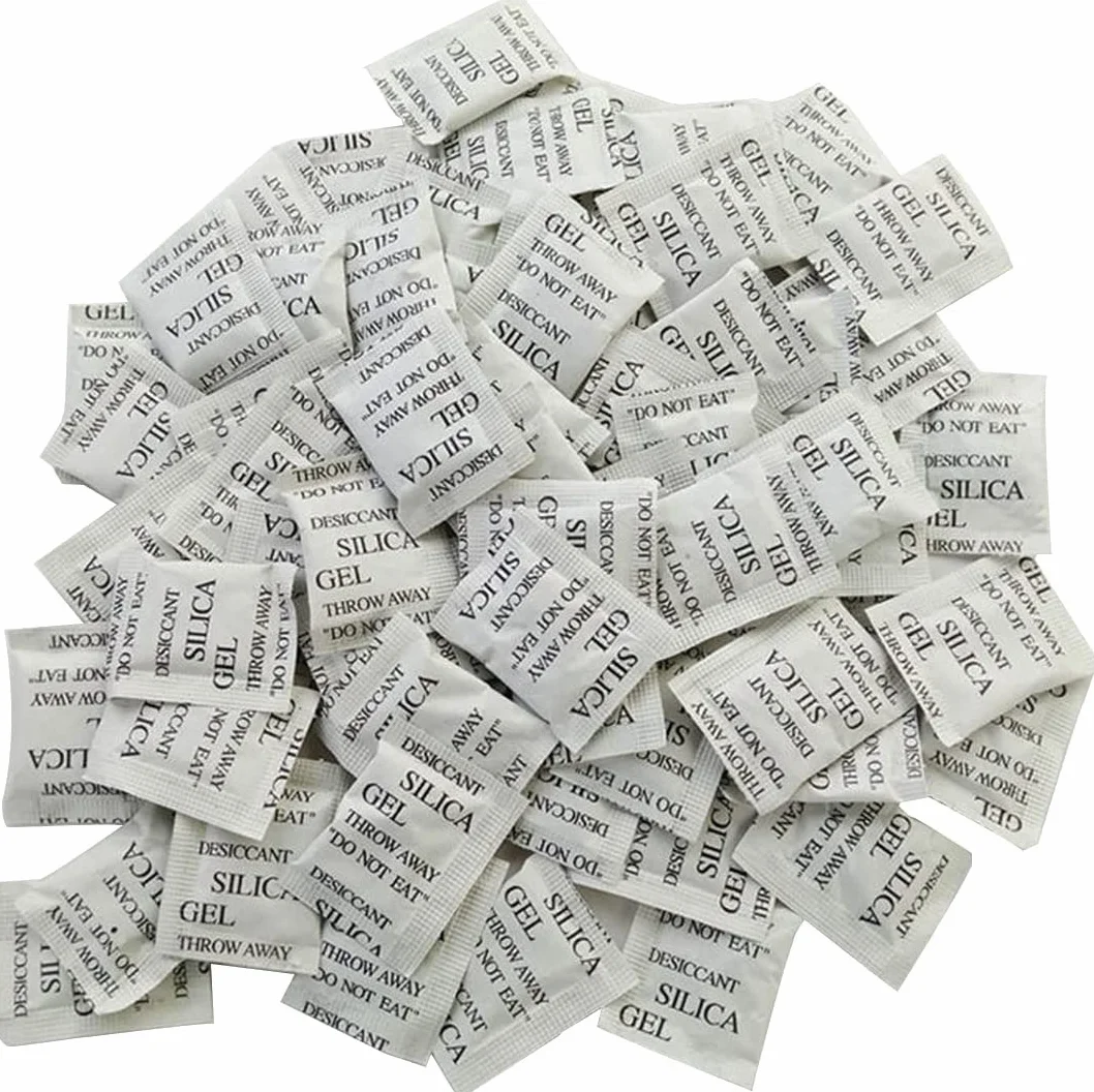 100 Paquetes Bolsas De Gel De Sílice Sachets Desecante Pequeño Absorbente De Humedad Seguro Para Almacenamiento Sin Olor