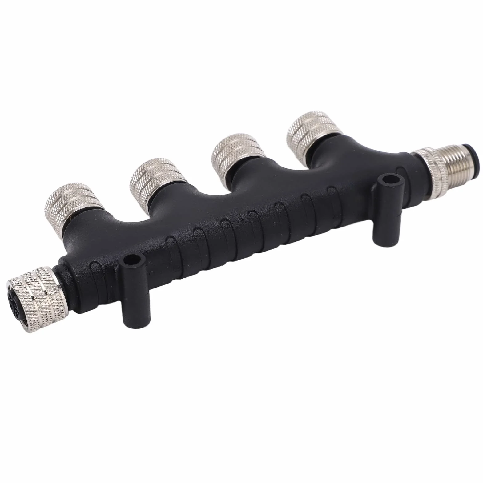 Conector en T Multipuerto NMEA 2000 de 4 Puertos Cables de Acometida Troncales de 5 Pines