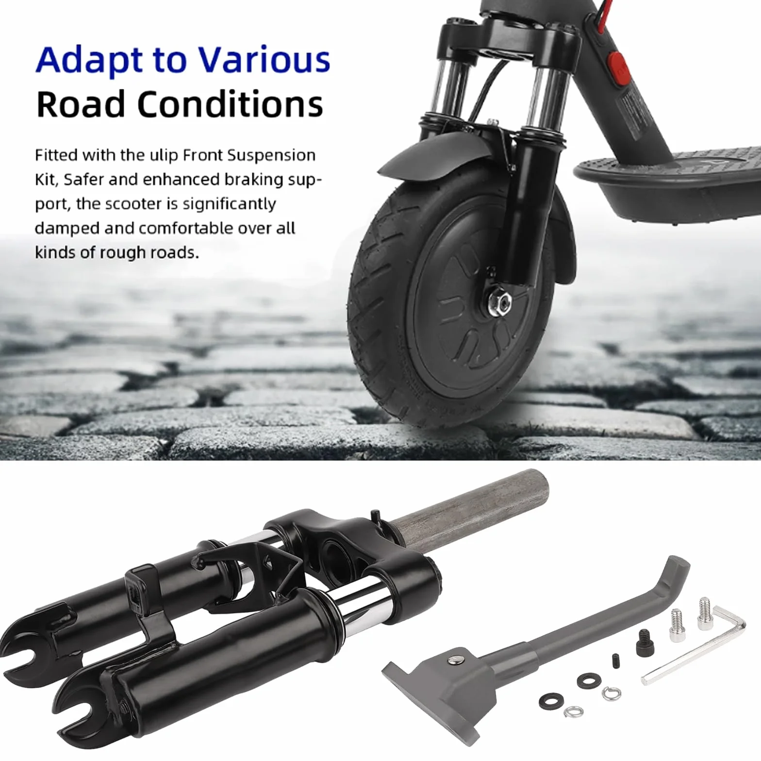 Aisny Horquilla de Suspensión para Segway Ninebot MAX G30D G30LD G30D 2 G30LE E-Scooter Amortiguador