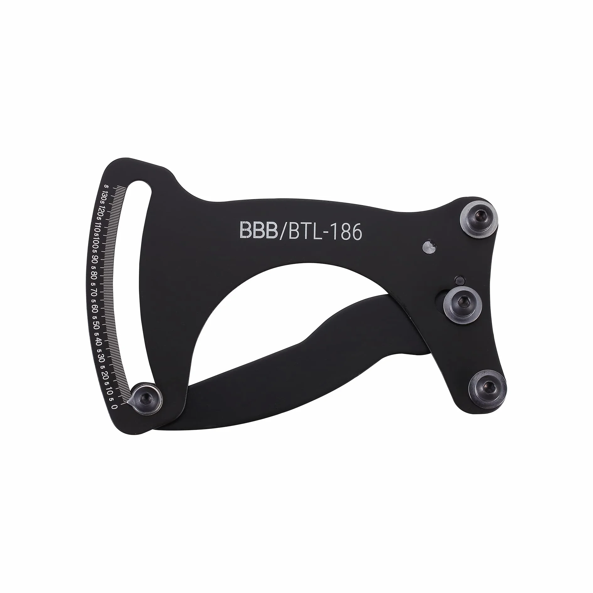 BBB Unisex's Tensiongauge - Llave de reparación de radios para taller, herramientas de mantenimiento de bicicletas BTL-186, color negro, talla única