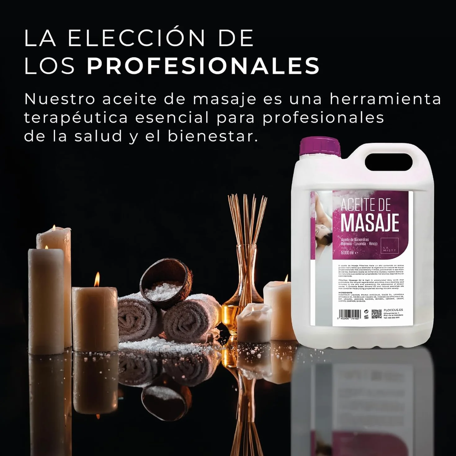 Papel Camilla Parafinado Sin Precorte Blanco Pack 4 + Aceite de Masaje 1 L