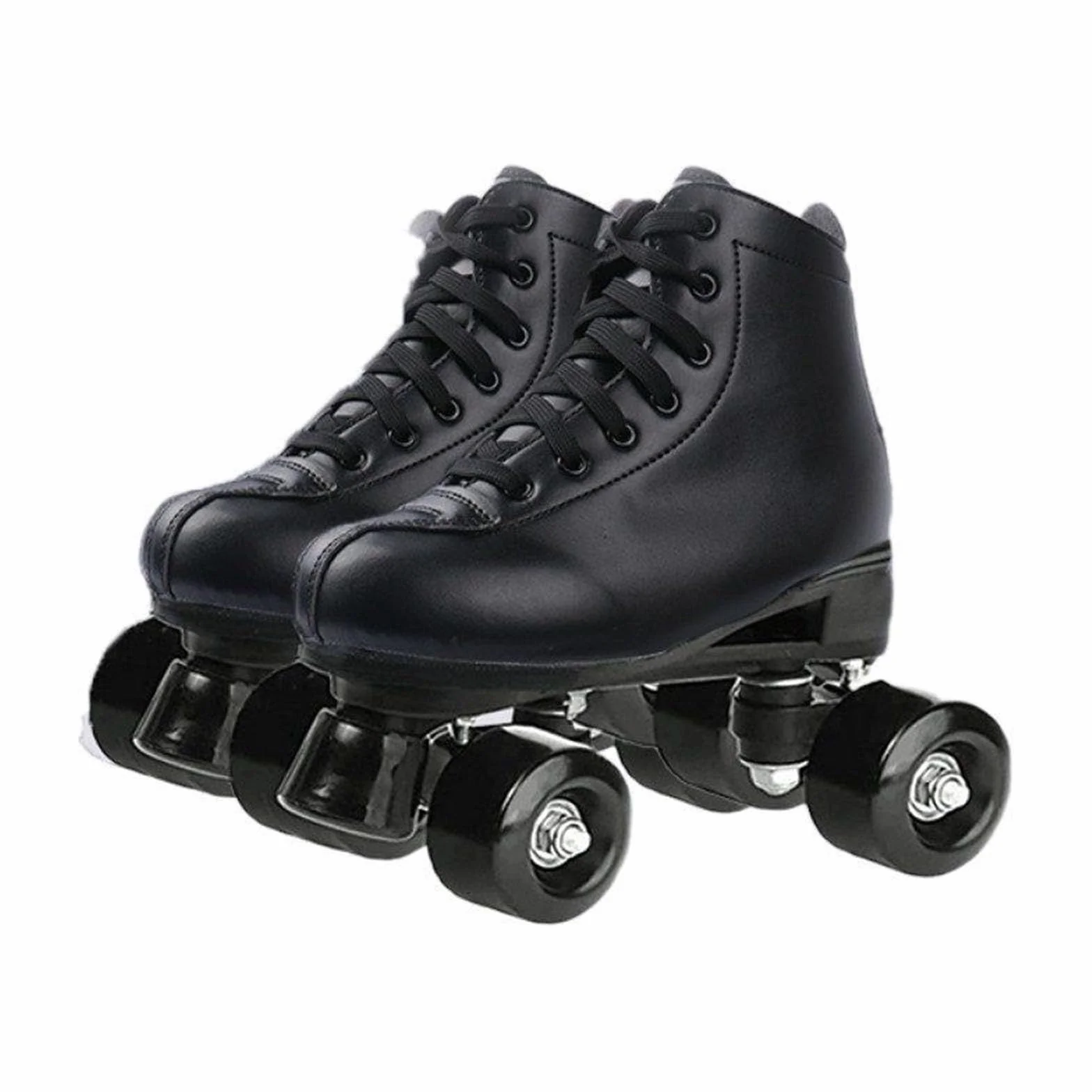 Patines Cuatro Ruedas Adulto Mujeres Hombres Elegante Exterior Deportes Negro 45 EU