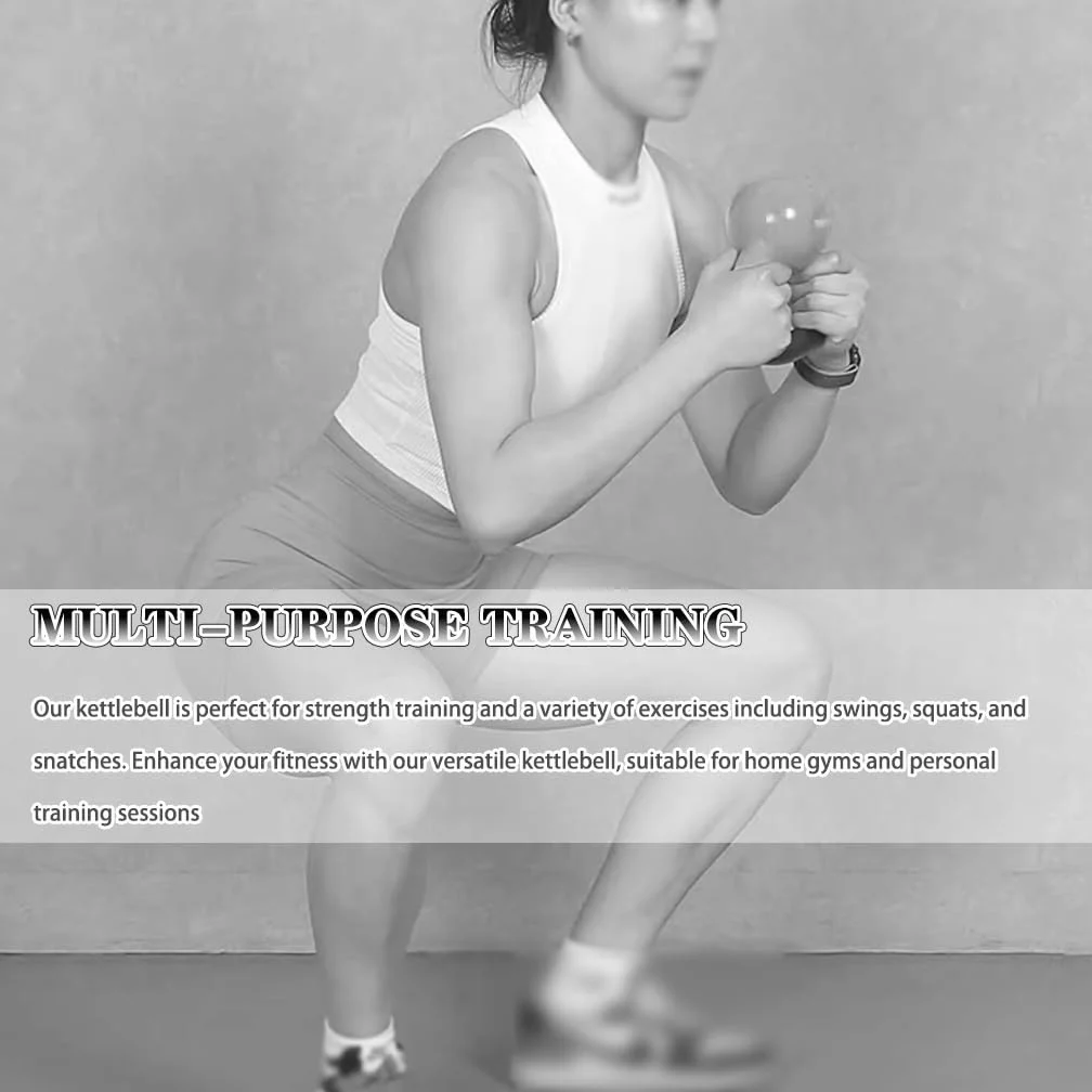 Ejercicio De Sentadillas En Casa Pelota Rusa, Pesa Kettlebell Modelado De Fitness Para Mujeres Pesa Rusa, Crea Una Curva Corporal Perfecta