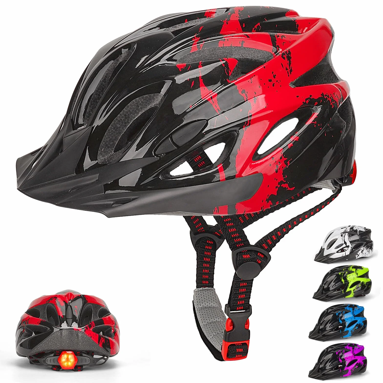 Casco de bicicleta para niños, casco RaMokey para niños y niñas