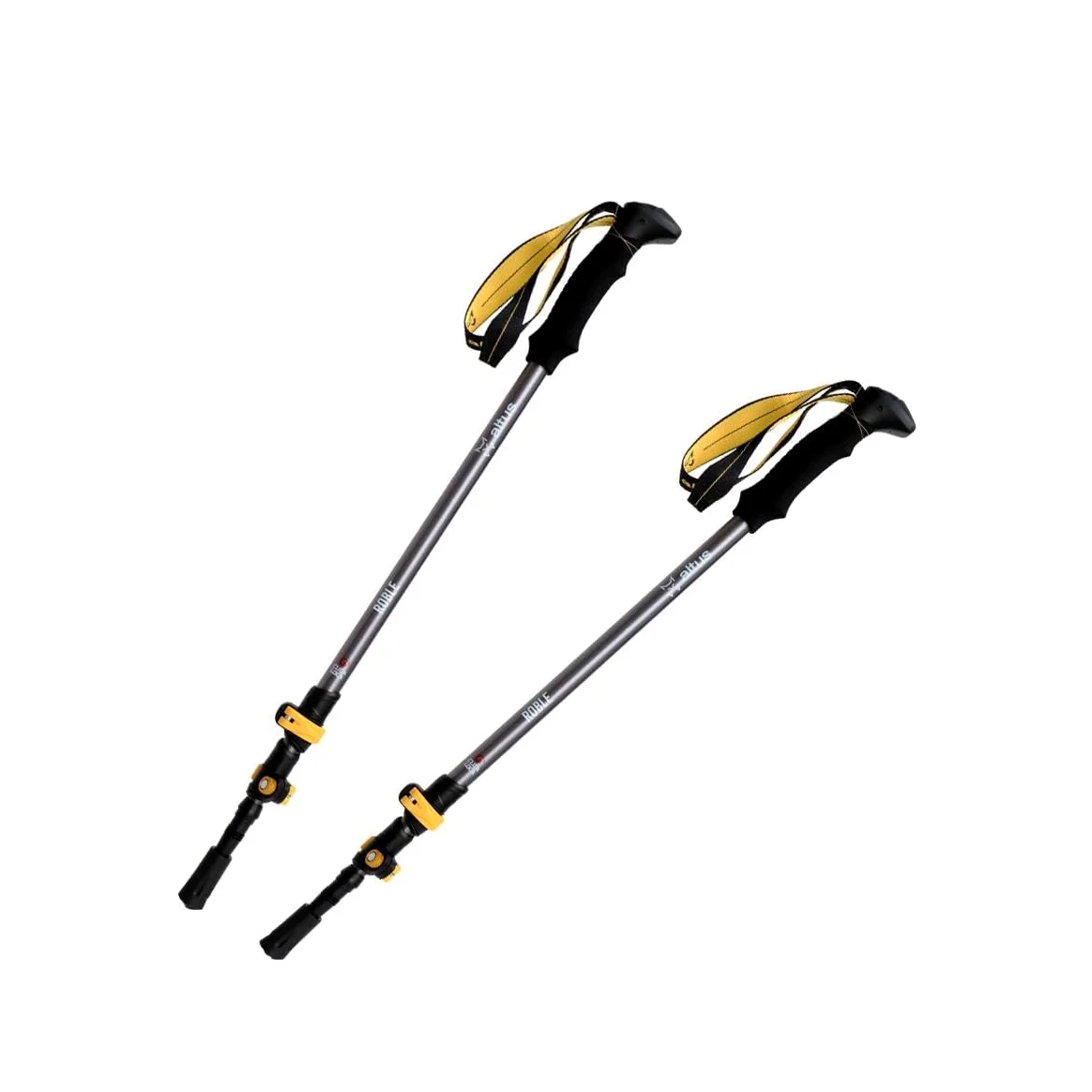 Roble K30| Bastones Altus | Bastones de Trekking | Aluminio | Bastones telescópicos | 3 tramos |