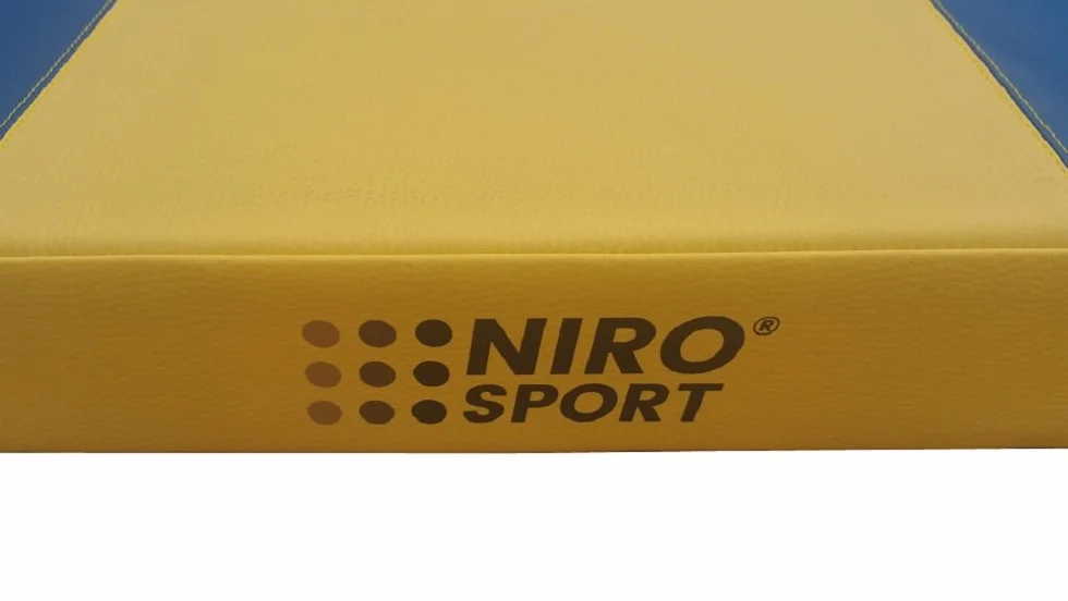 Niro Sport Colchoneta Deportiva 200x150x100x8 cm Azul Amarillo Resistente al Agua