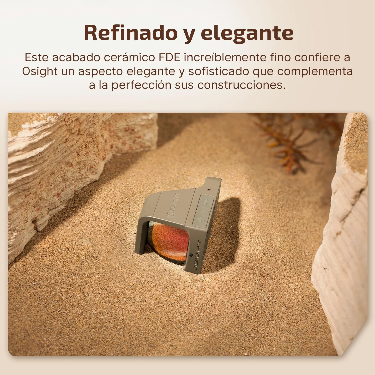 OLIGHT Osight 3 Moa Recargable y Duradera Visor Holográfico Mira Réflex Abierta con Cubierta de Carga Mira Táctica sin Paralaje para Tiro Deportivo