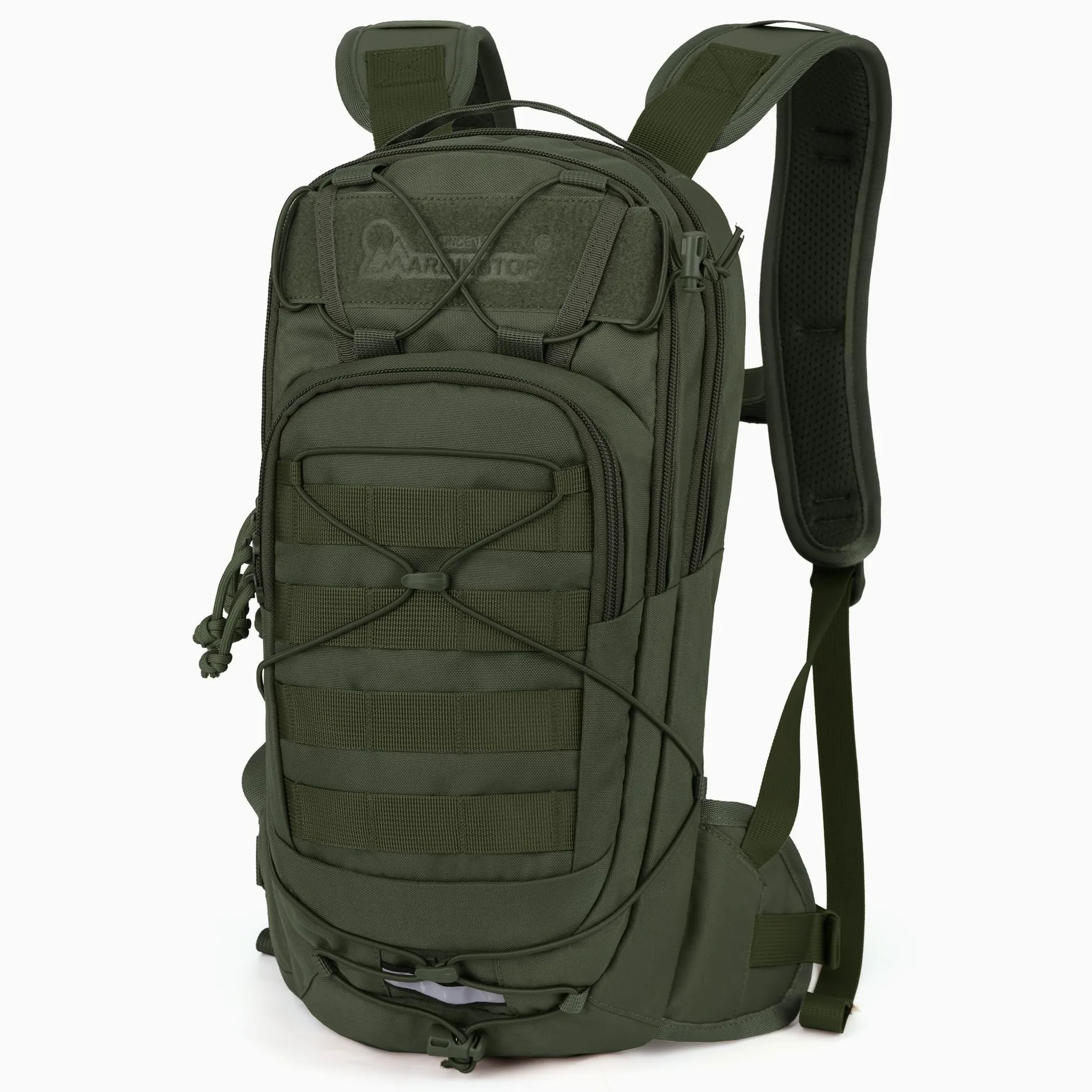 Mardingtop Mochila deportiva ligera de 10 l con compartimento para burbujas y Molle – Transpirable para ciclismo, correr, senderismo, uso diario