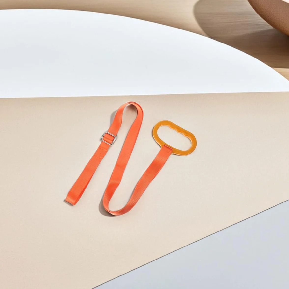 VANZACK Arnés de Arrastre para Ciervos Ajustable Naranja 2 Unidades con Cuerda Autoblocante Resistente y Asa Portátil Sistema de Transporte para Caza y Actividades al Aire Libre